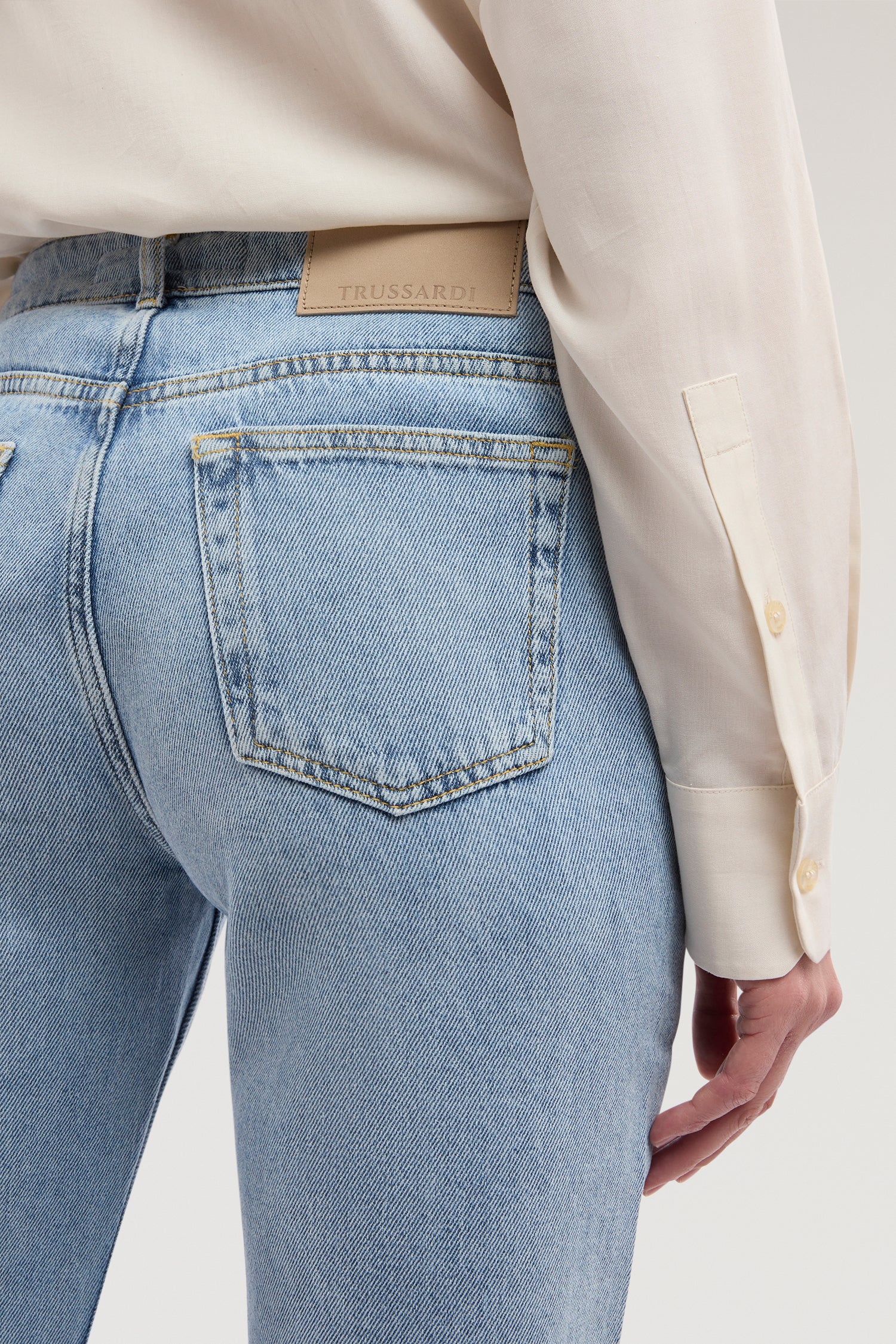 190 Straight – Cotton Denim Jeans - Image 3
