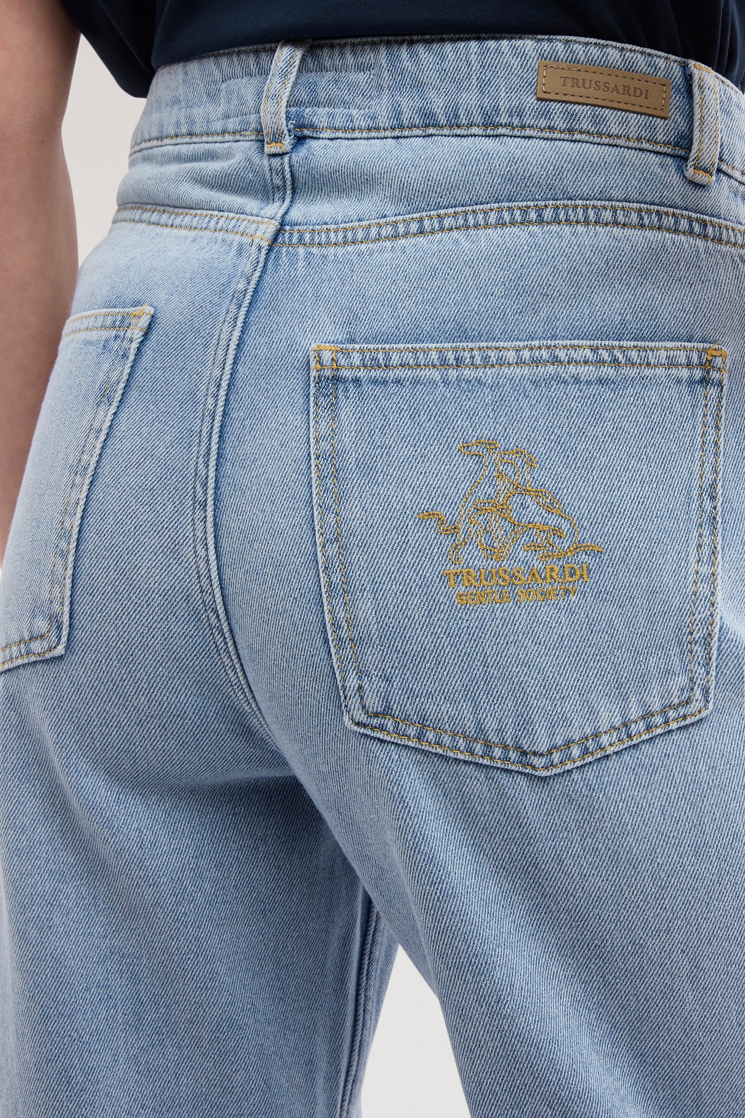 191 Boyfriend – Cotton Denim Jeans - Image 3