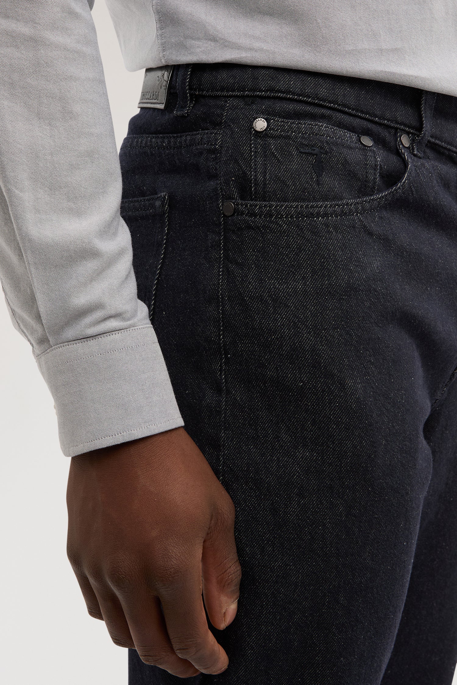 390 Straight – Dark Blue Denim Jeans - Image 3