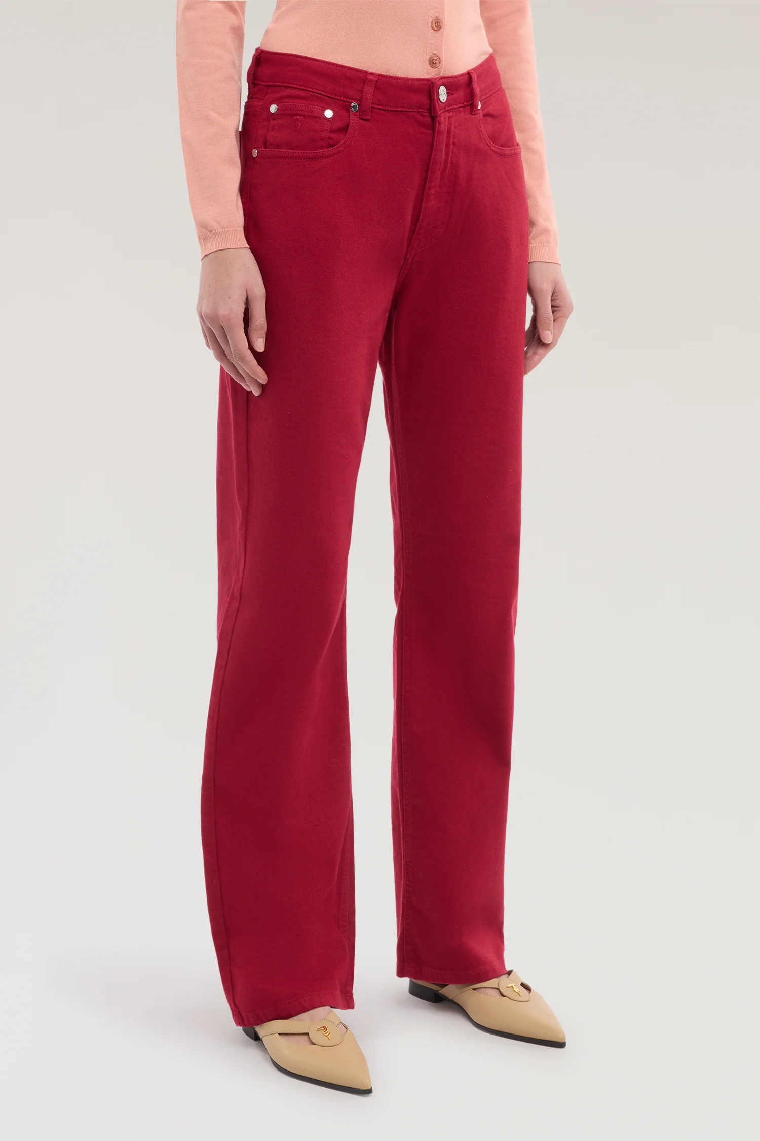 5-pocket 193 New Straight in cotton bull fabric