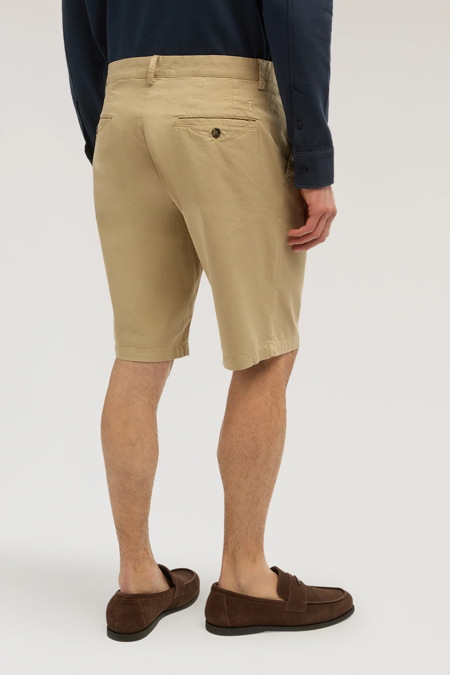 Bermuda Aviator slim fit in gabardine - Image 2