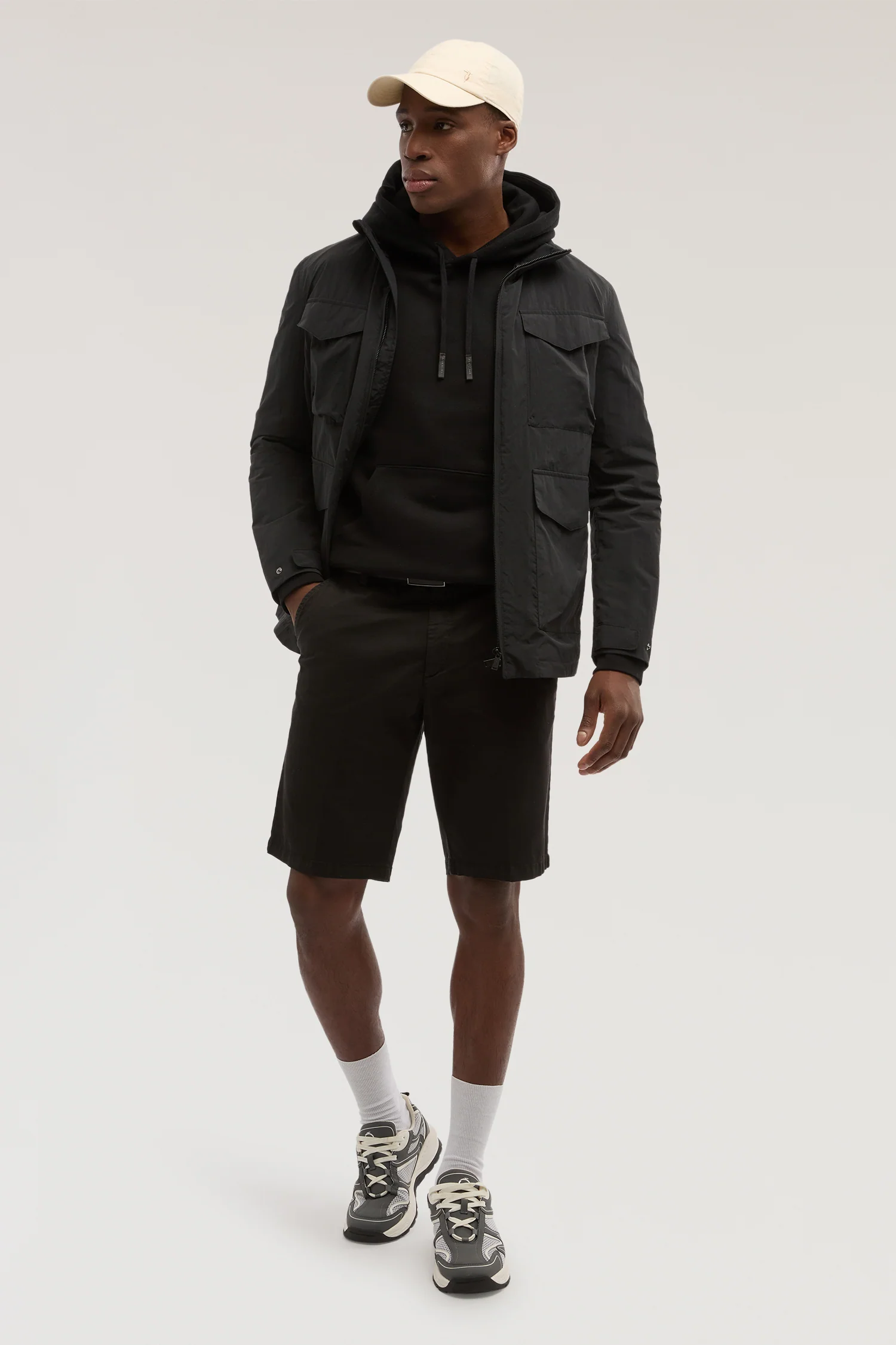 Bermuda Aviator slim fit in gabardine - Image 3