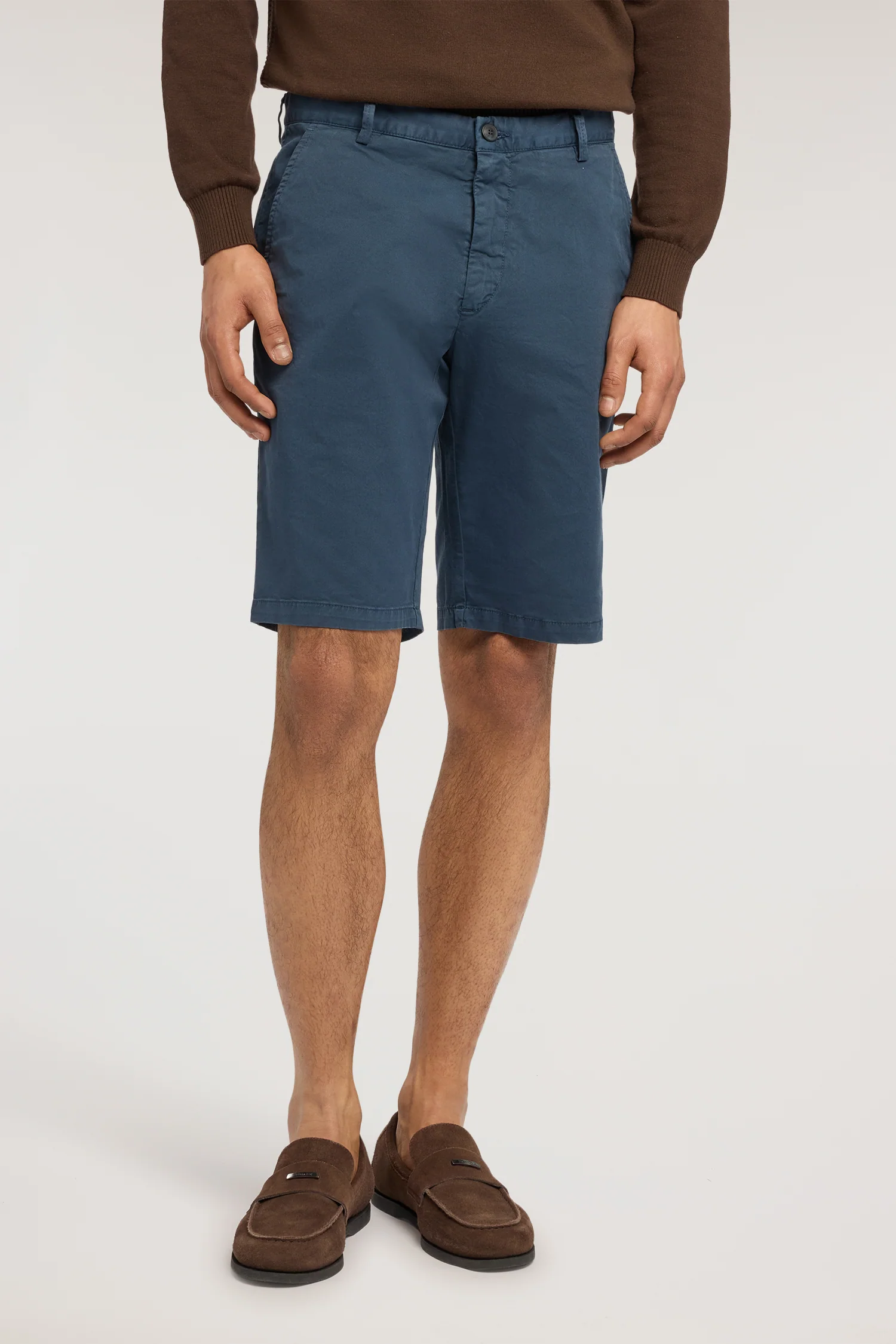 Bermuda Aviator slim fit in gabardine