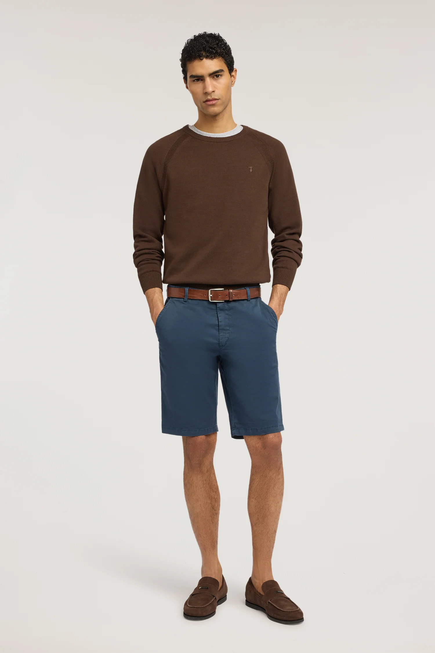 Bermuda Aviator slim fit in gabardine - Image 4