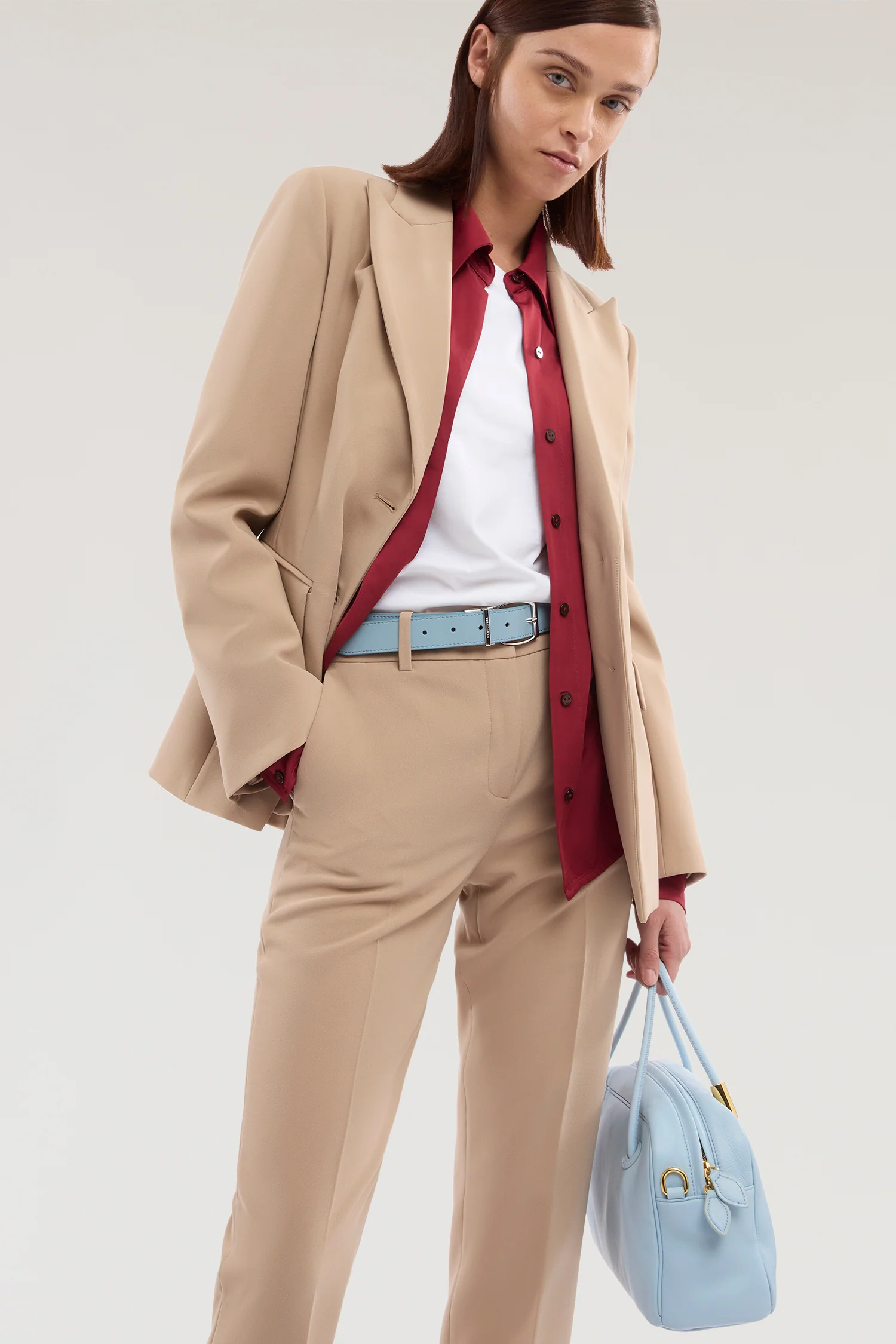 Blazer in cady fabric - Image 4