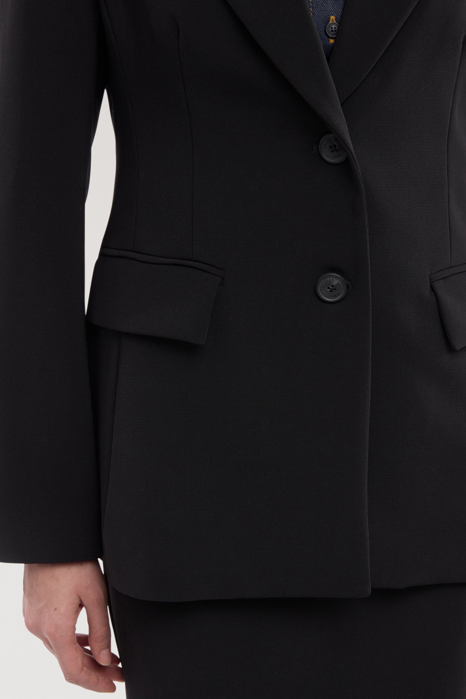 Blazer in cady fabric - Image 3