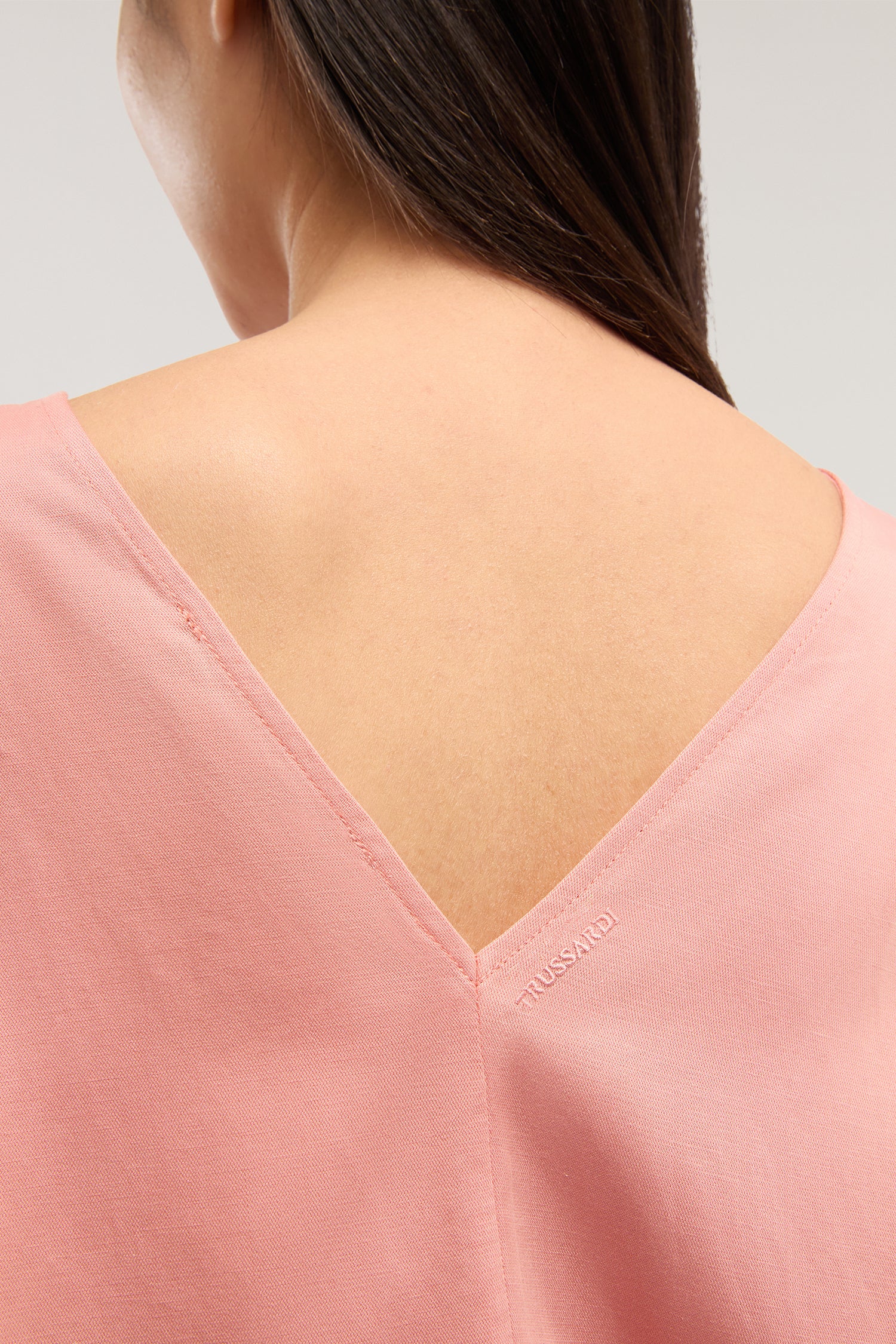 Boxy blouse in lyocell and linen - Image 4