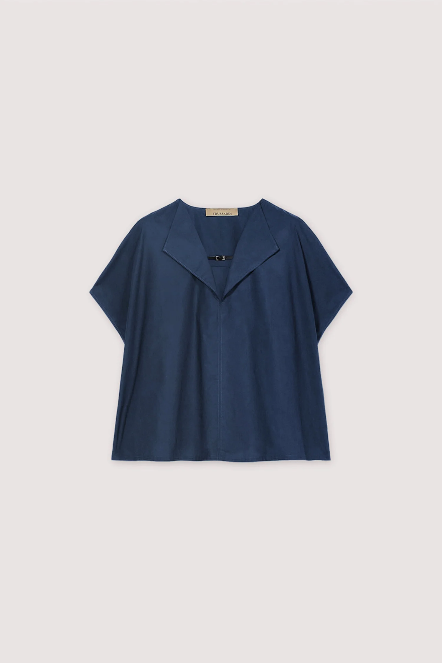 Boxy blouse in poplin - Image 5