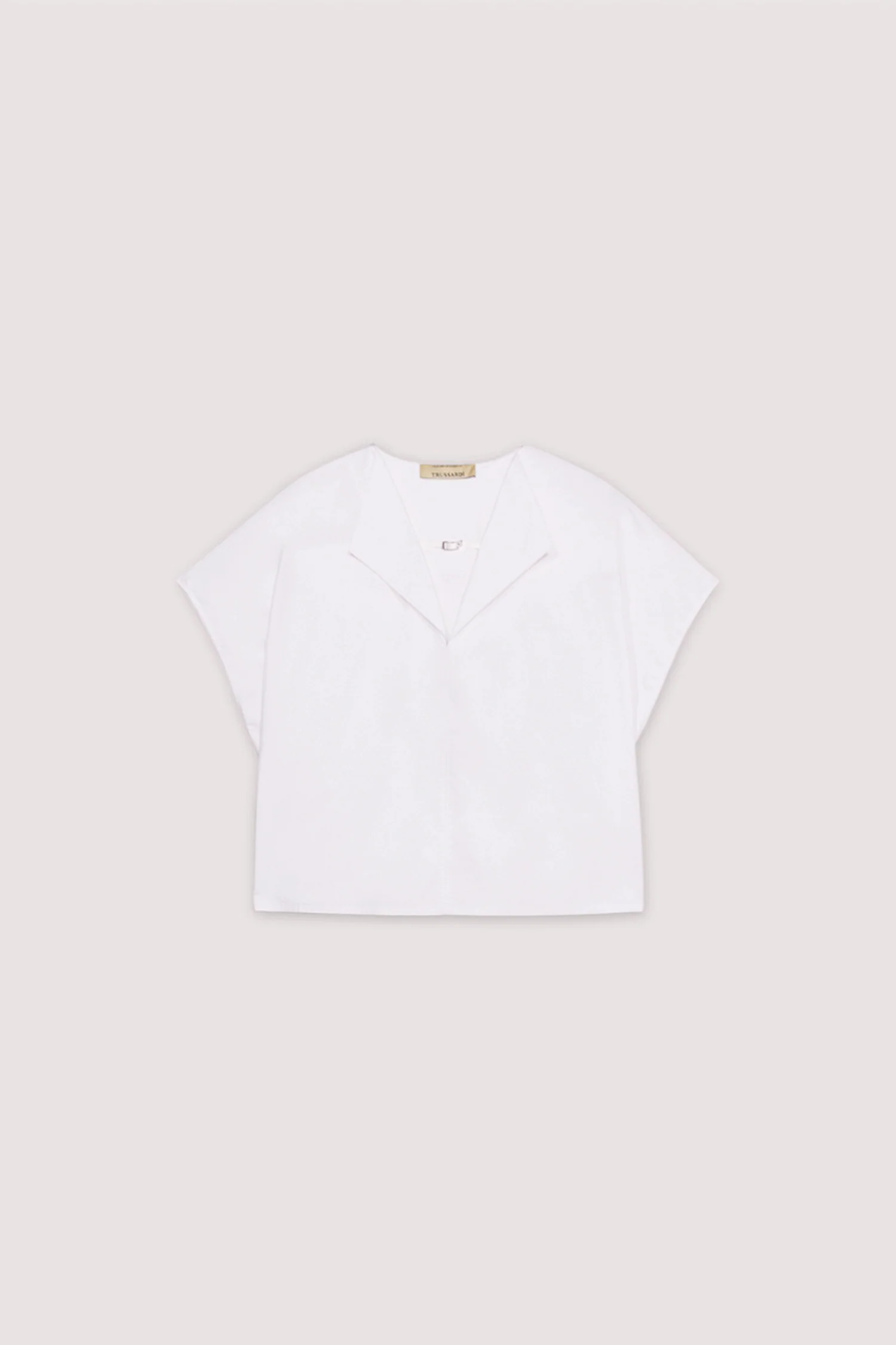 Boxy blouse in poplin - Image 5