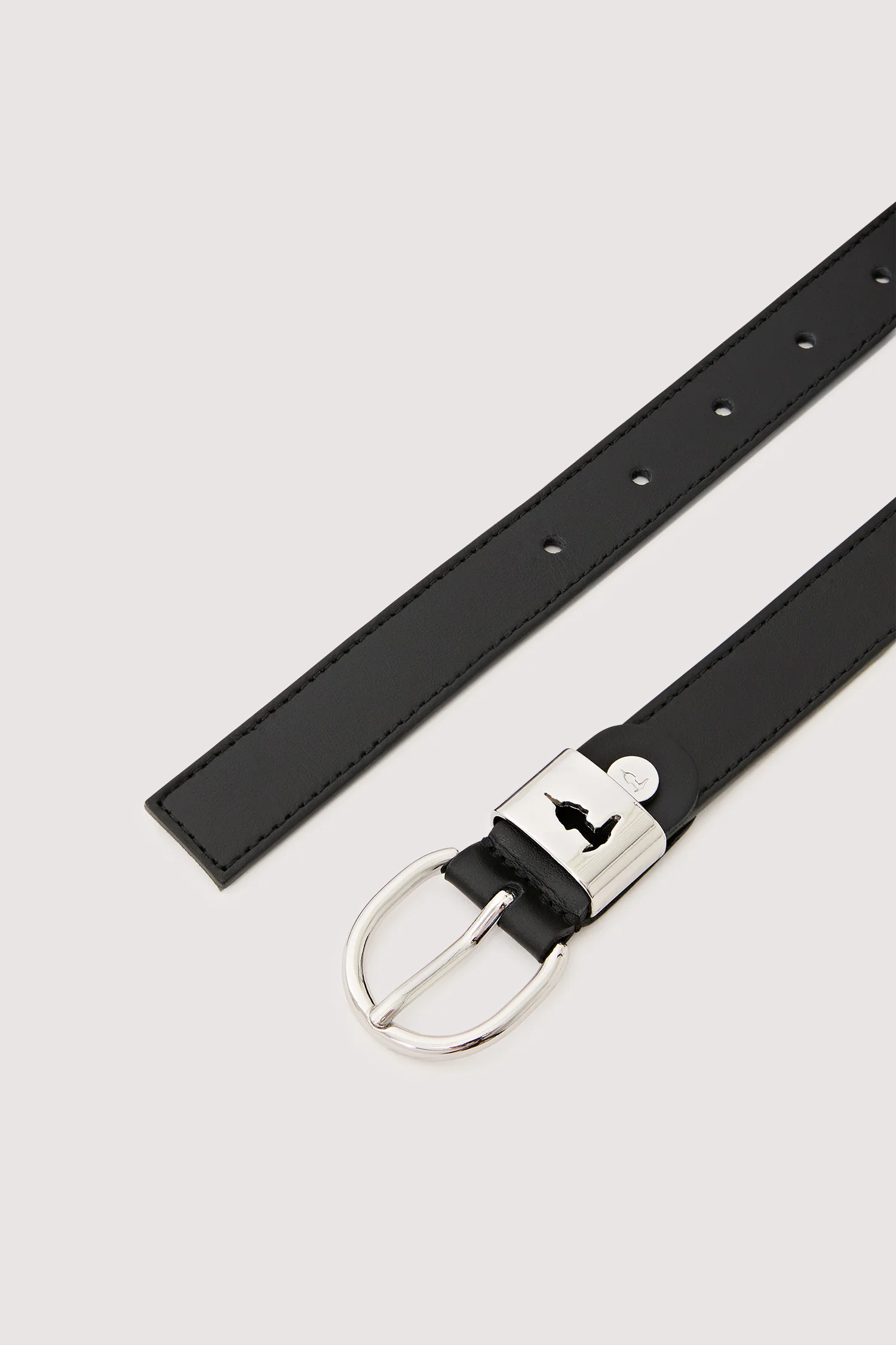 Calf leather belt with greyhound cut-out - Image 5