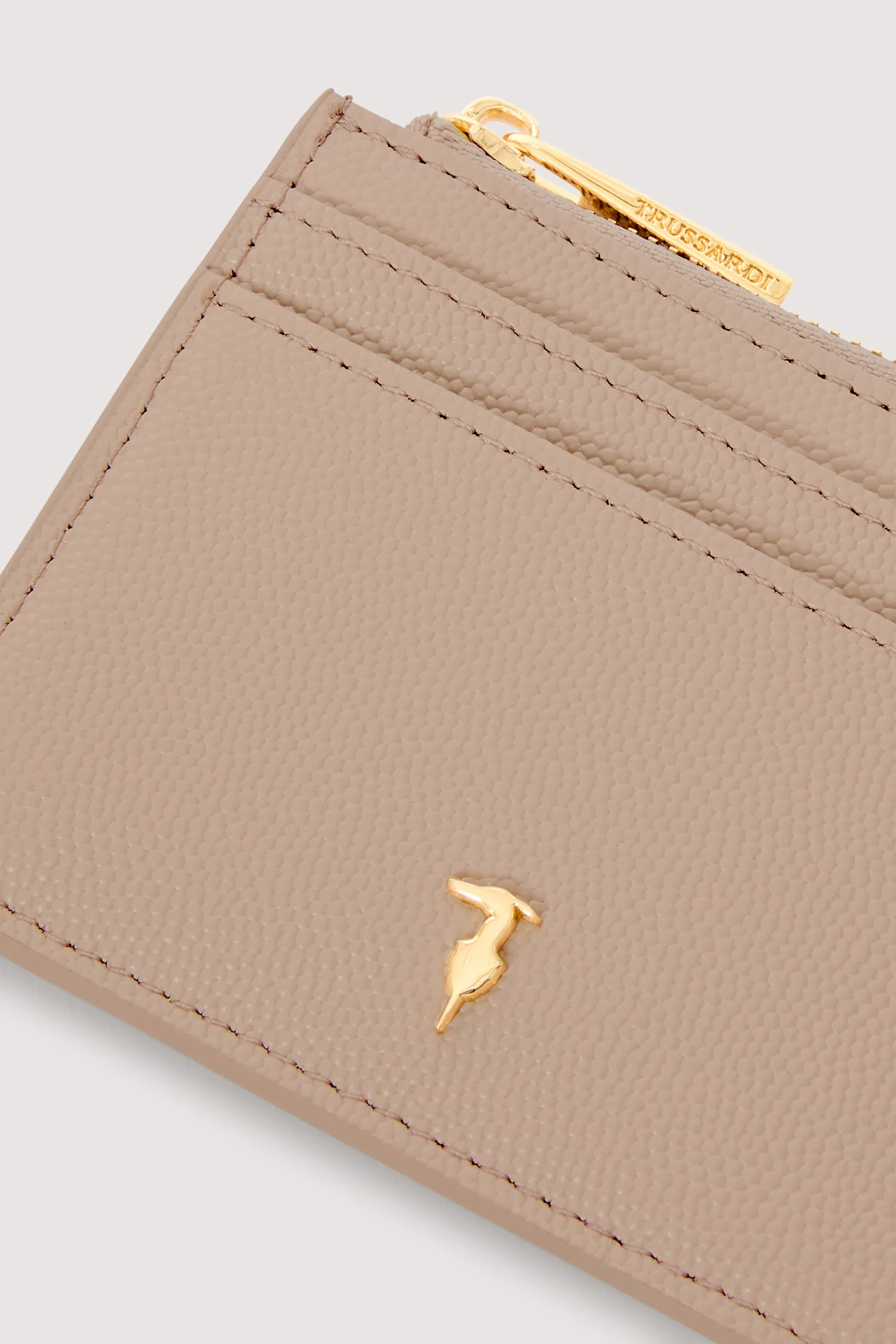 Cameo card holder in rice grain leather - Image 4