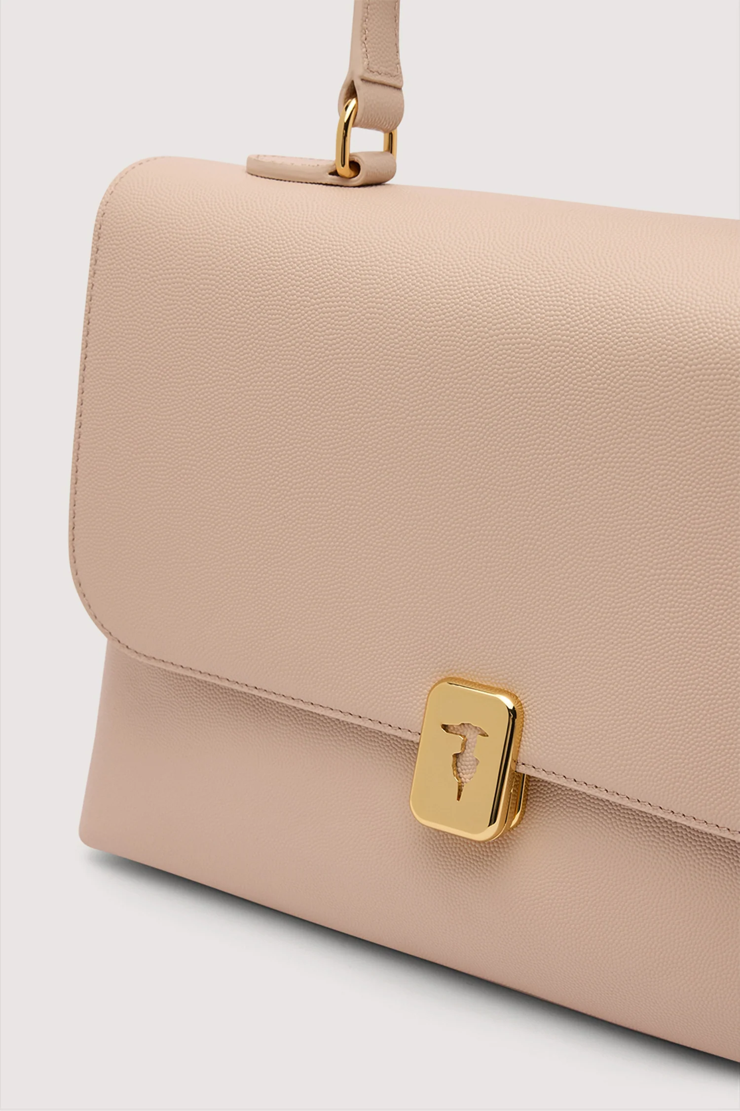 Cameo Leather Handbag - Image 3