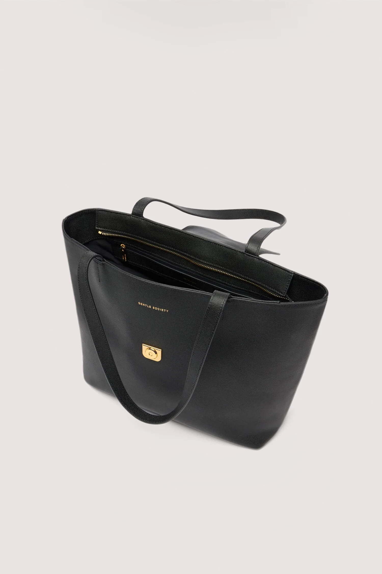 Cameo leather shopping bag - Image 4