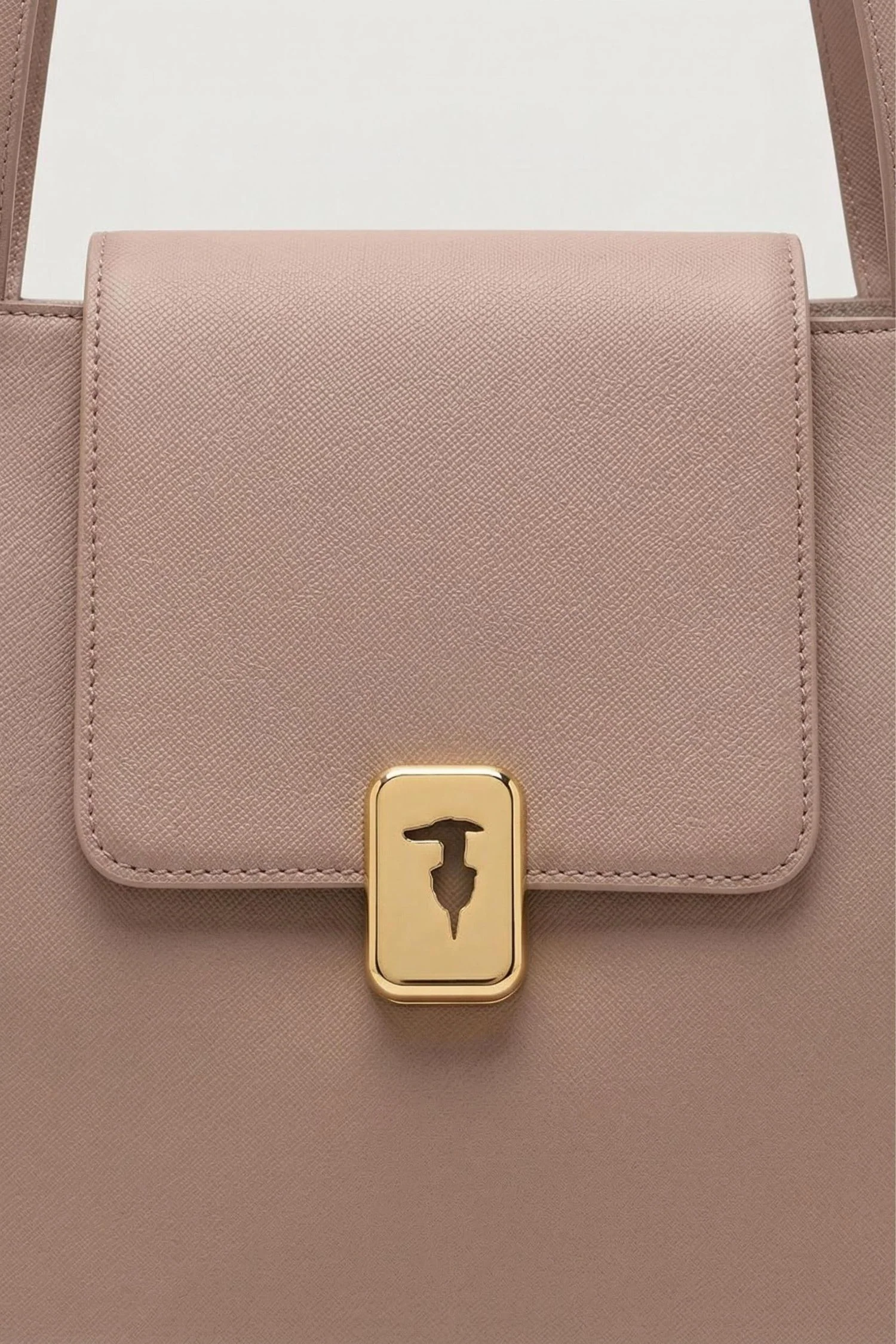Cameo leather shopping bag - Image 3