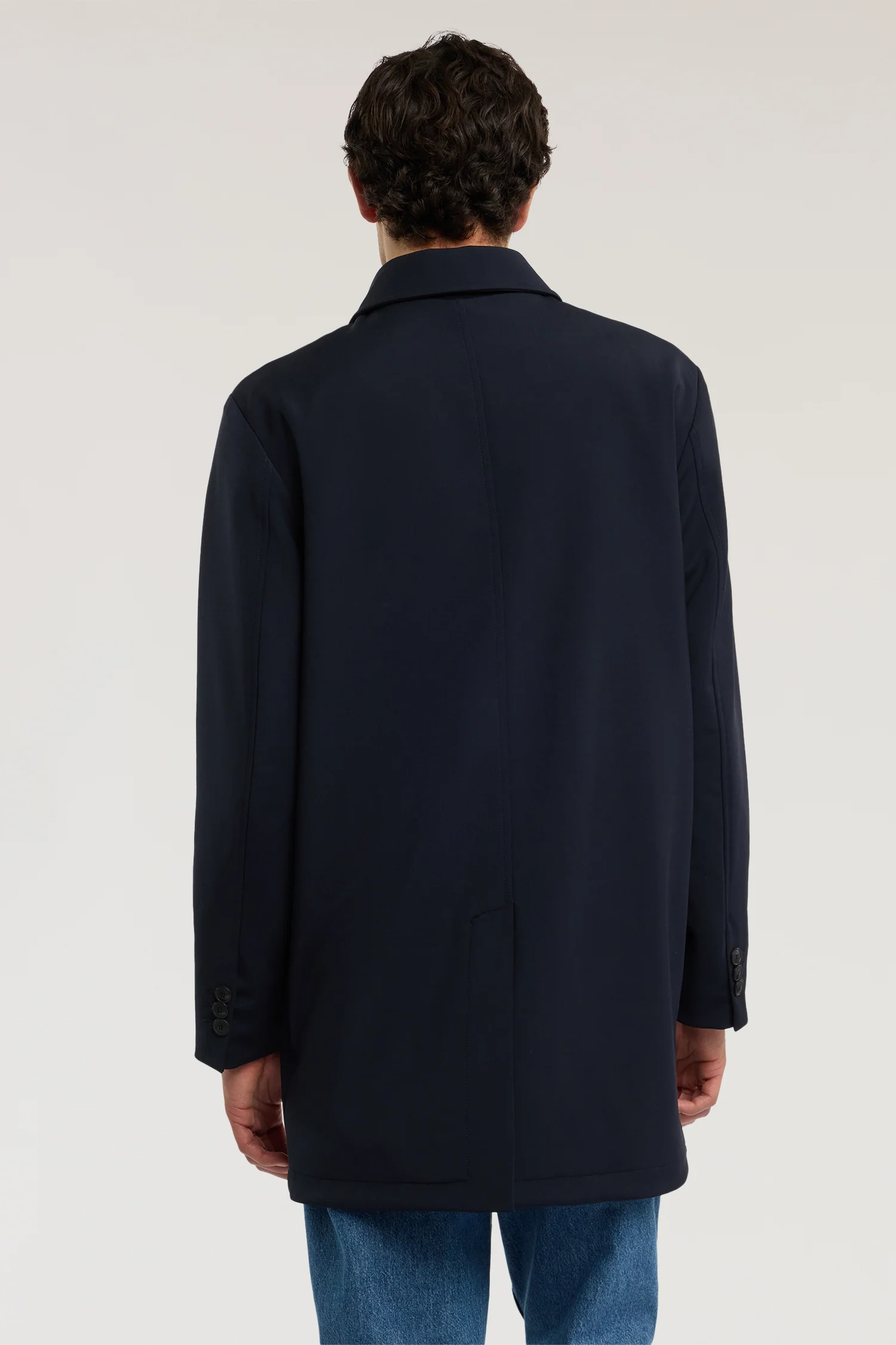Car coat in lightweight wool fabric - Image 2