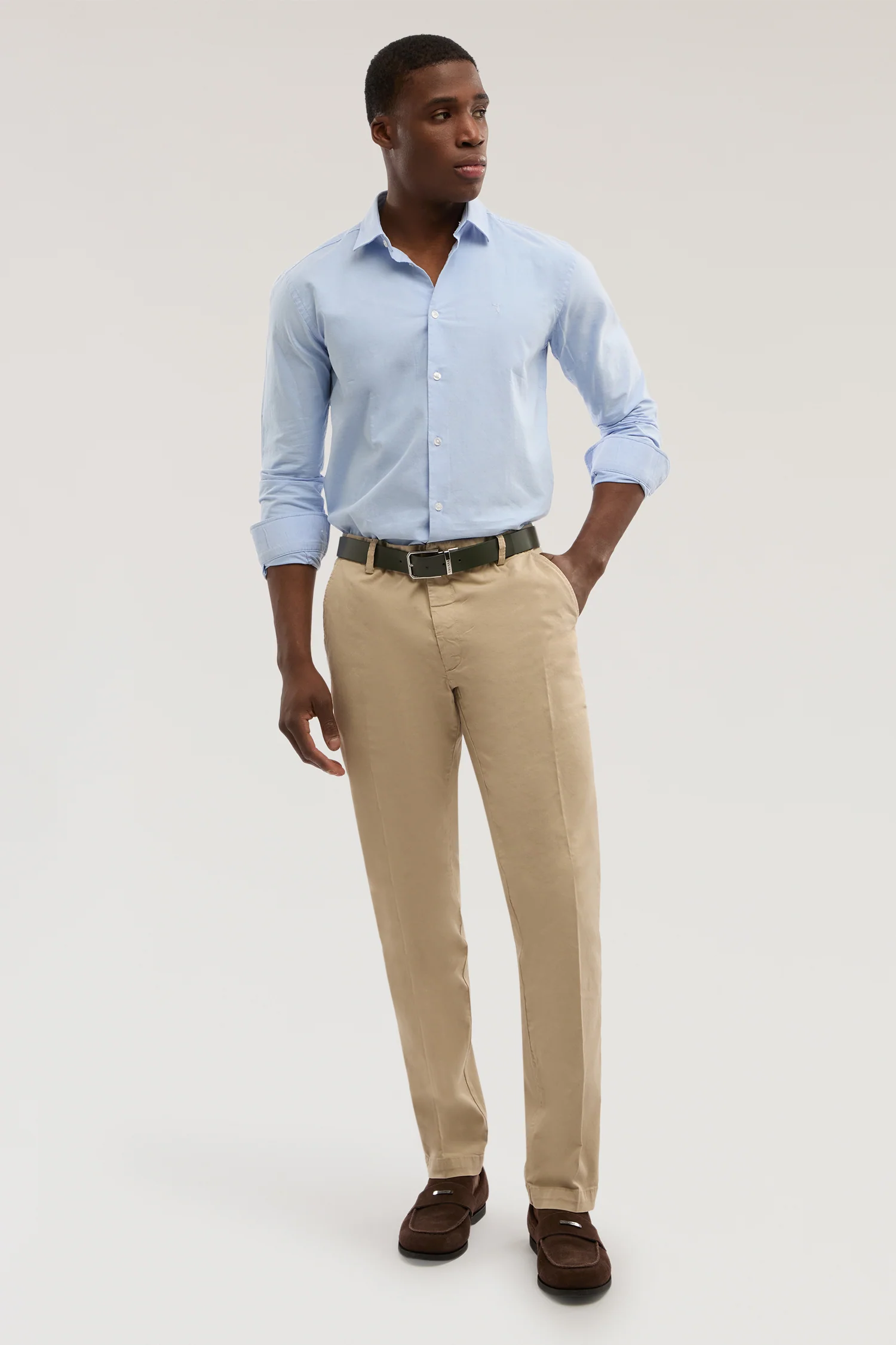 Chino Aviator 301 slim fit in gabardine - Image 4