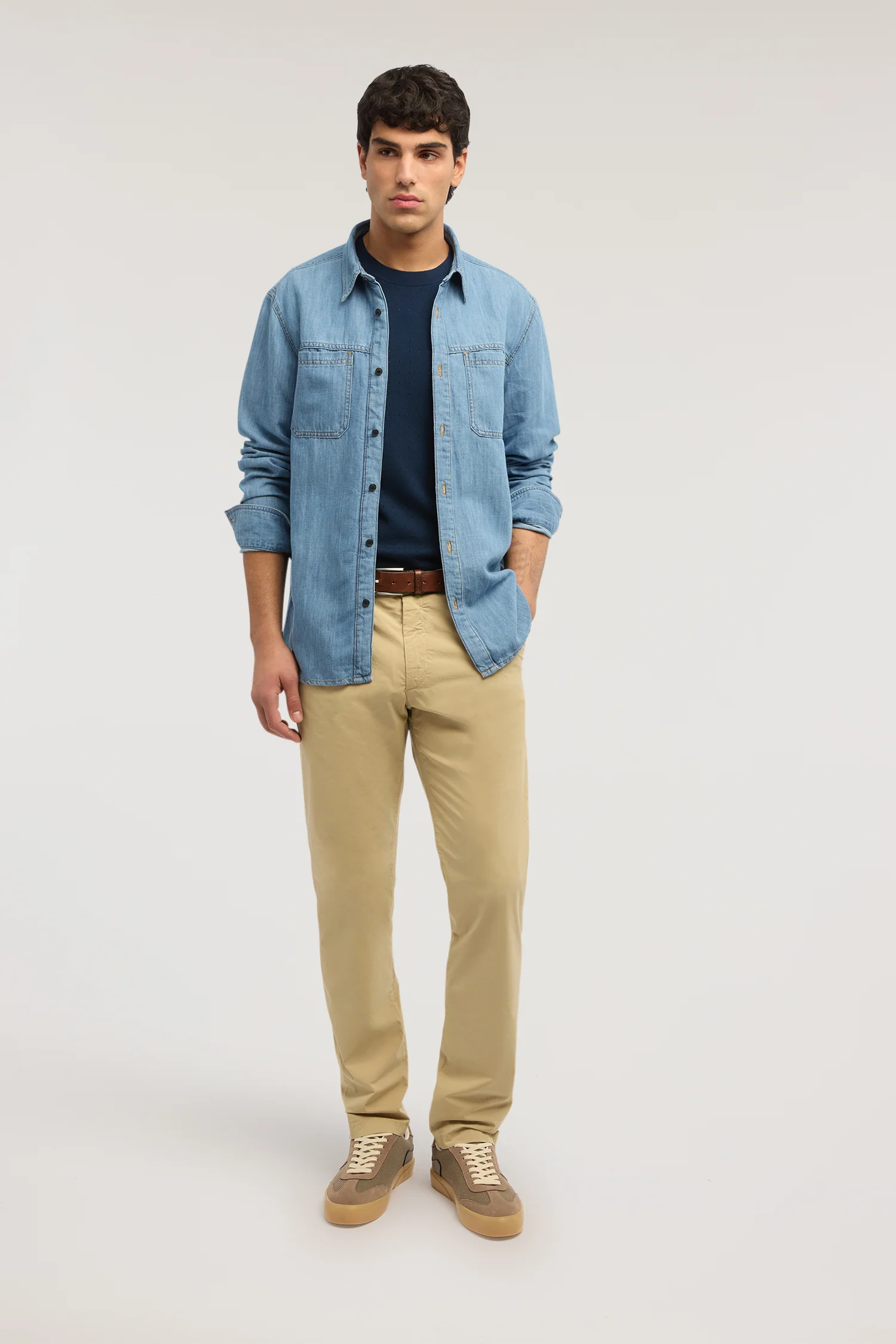 Chino Aviator 301 slim fit in poplin - Image 4