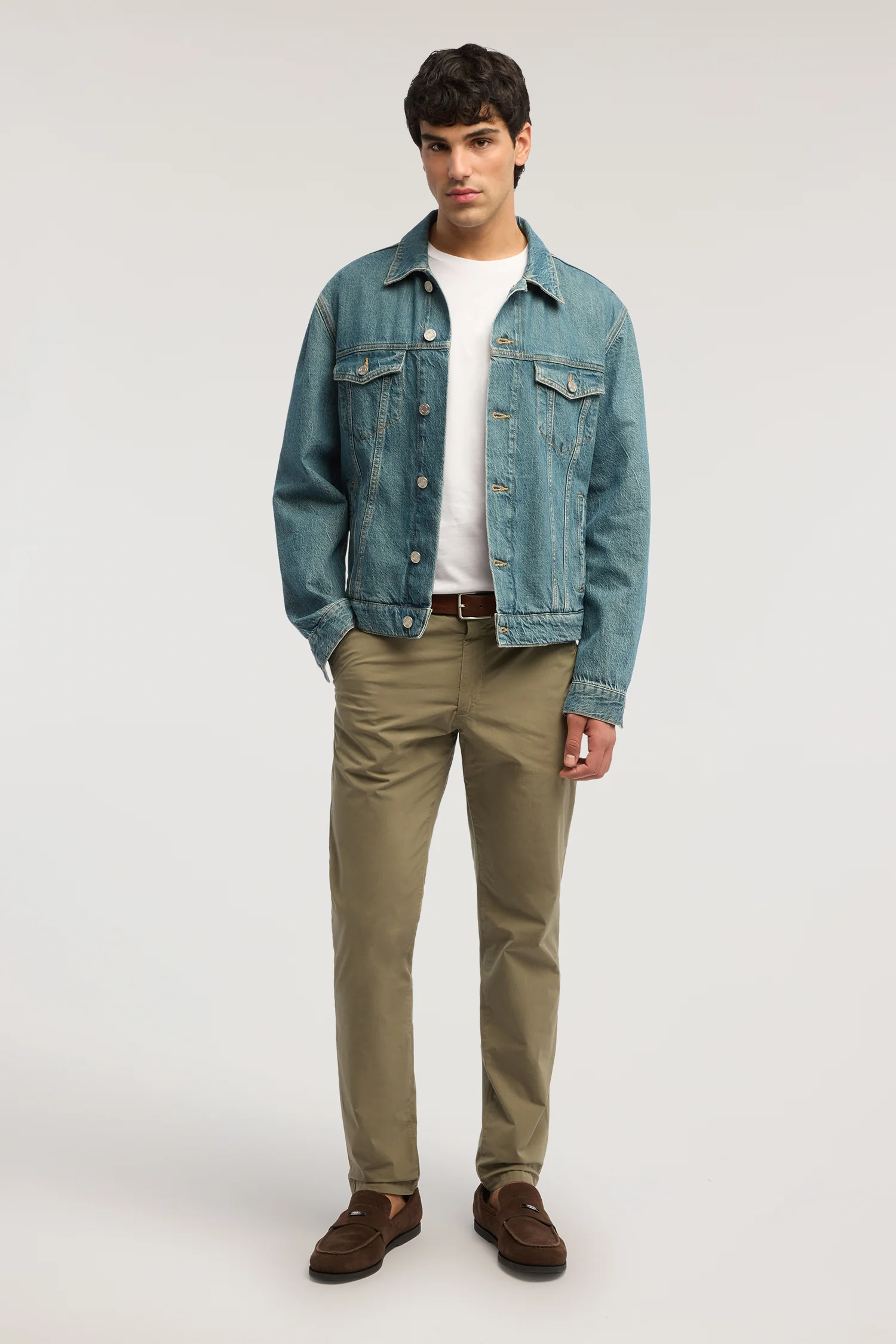 Chino Aviator 301 slim fit in poplin - Image 4
