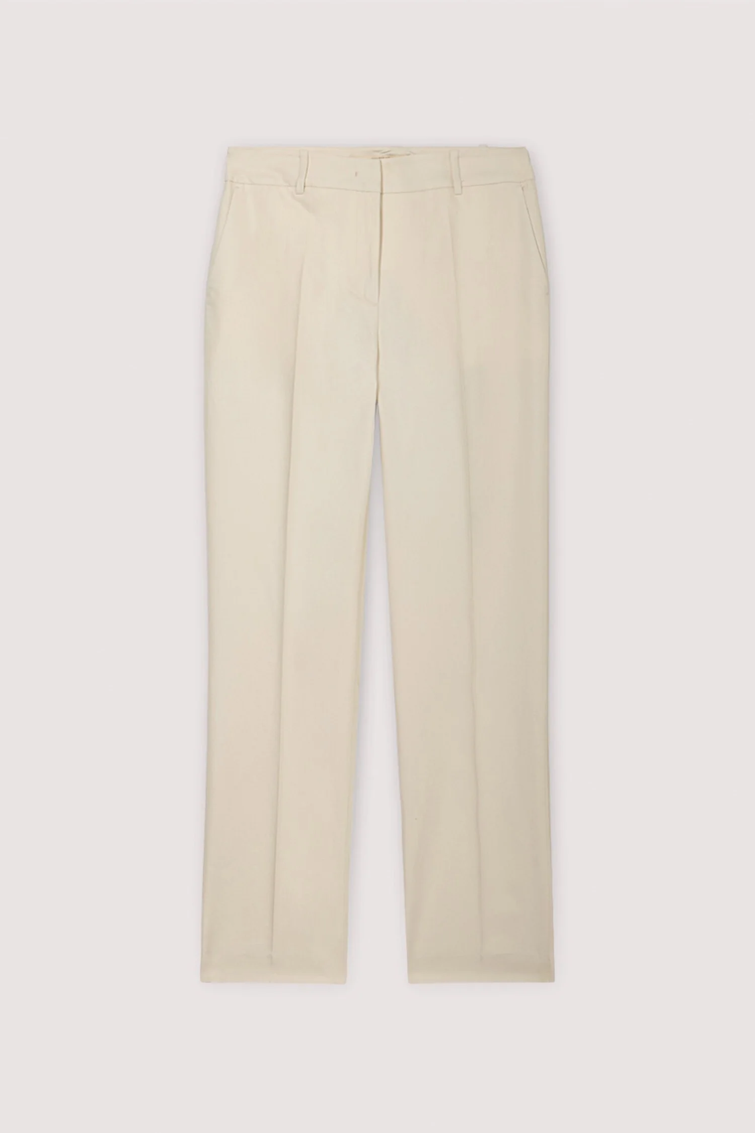 Cigarette trousers in cotton and linen - Image 5