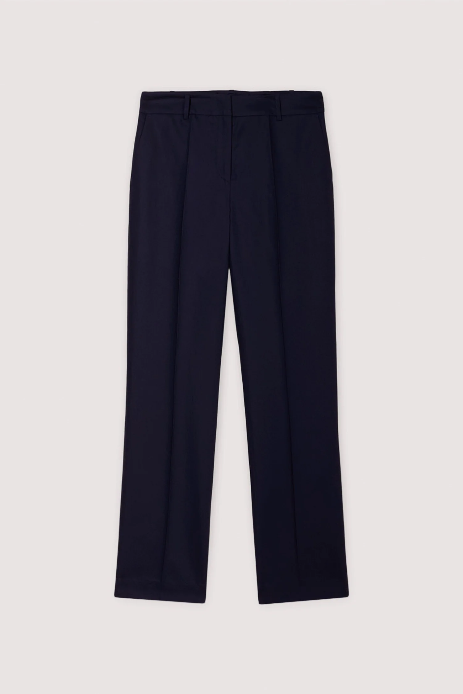 Cigarette trousers in cotton and linen - Image 5
