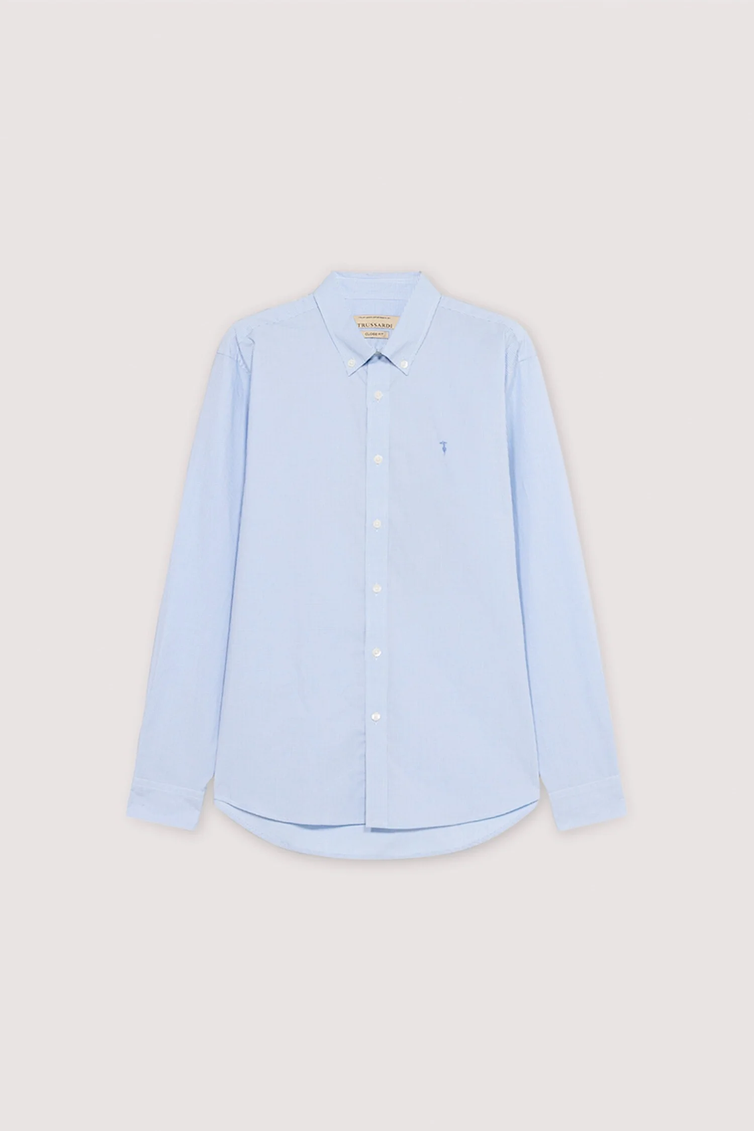 Close-fit cotton gingham shirt - Image 5