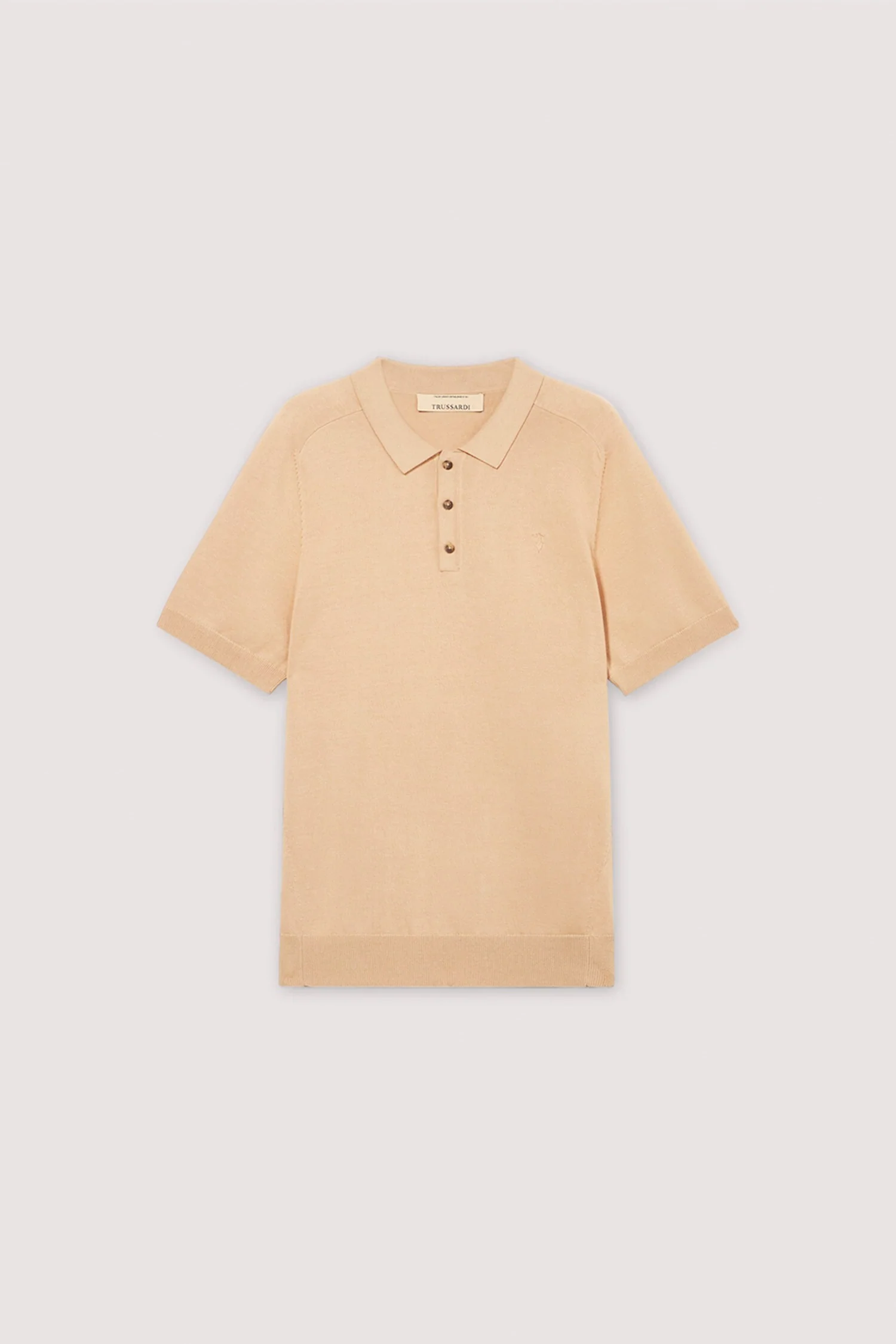 Cotton and linen polo shirt - Image 5
