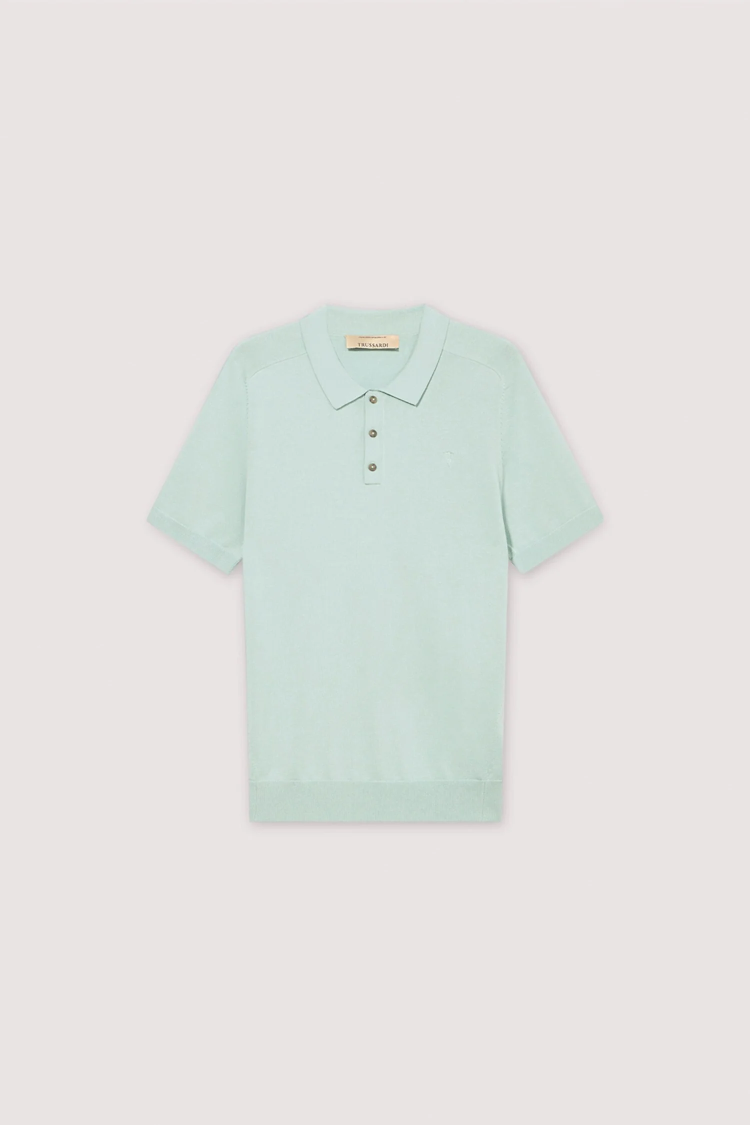 Cotton and linen polo shirt - Image 5