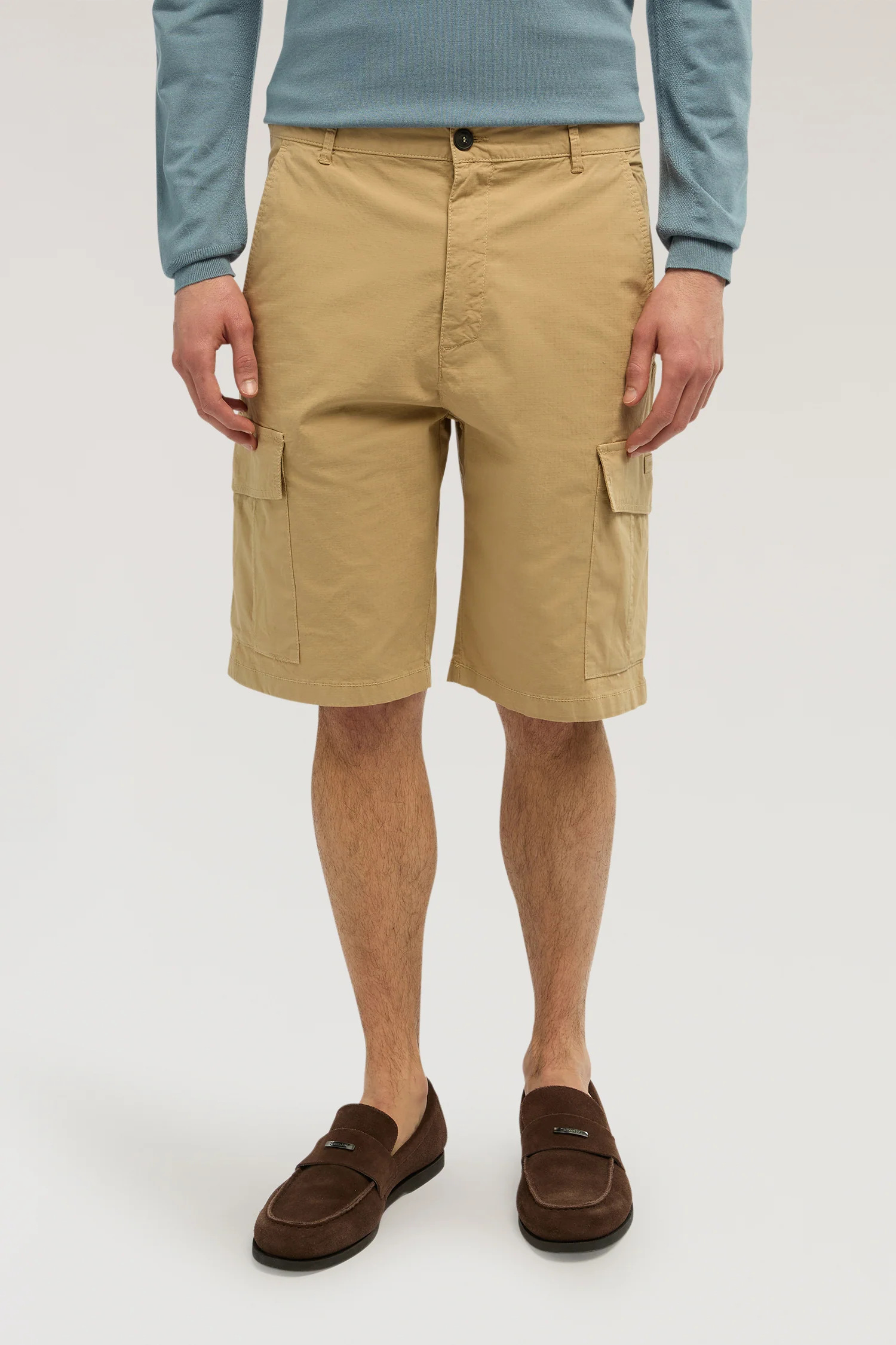Cotton Bermuda shorts