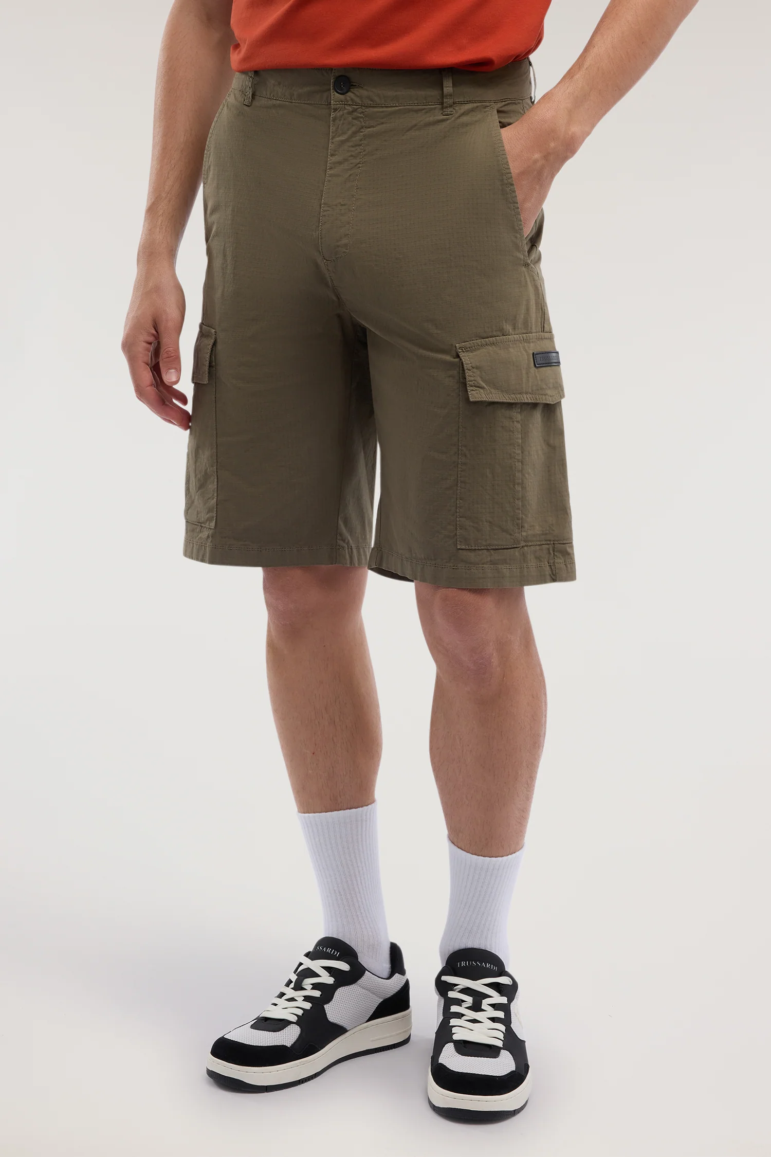 Cotton Bermuda shorts