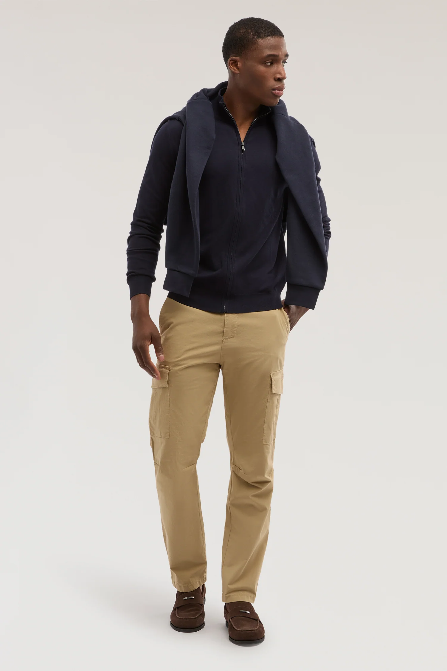 Cotton cargo trousers - Image 4