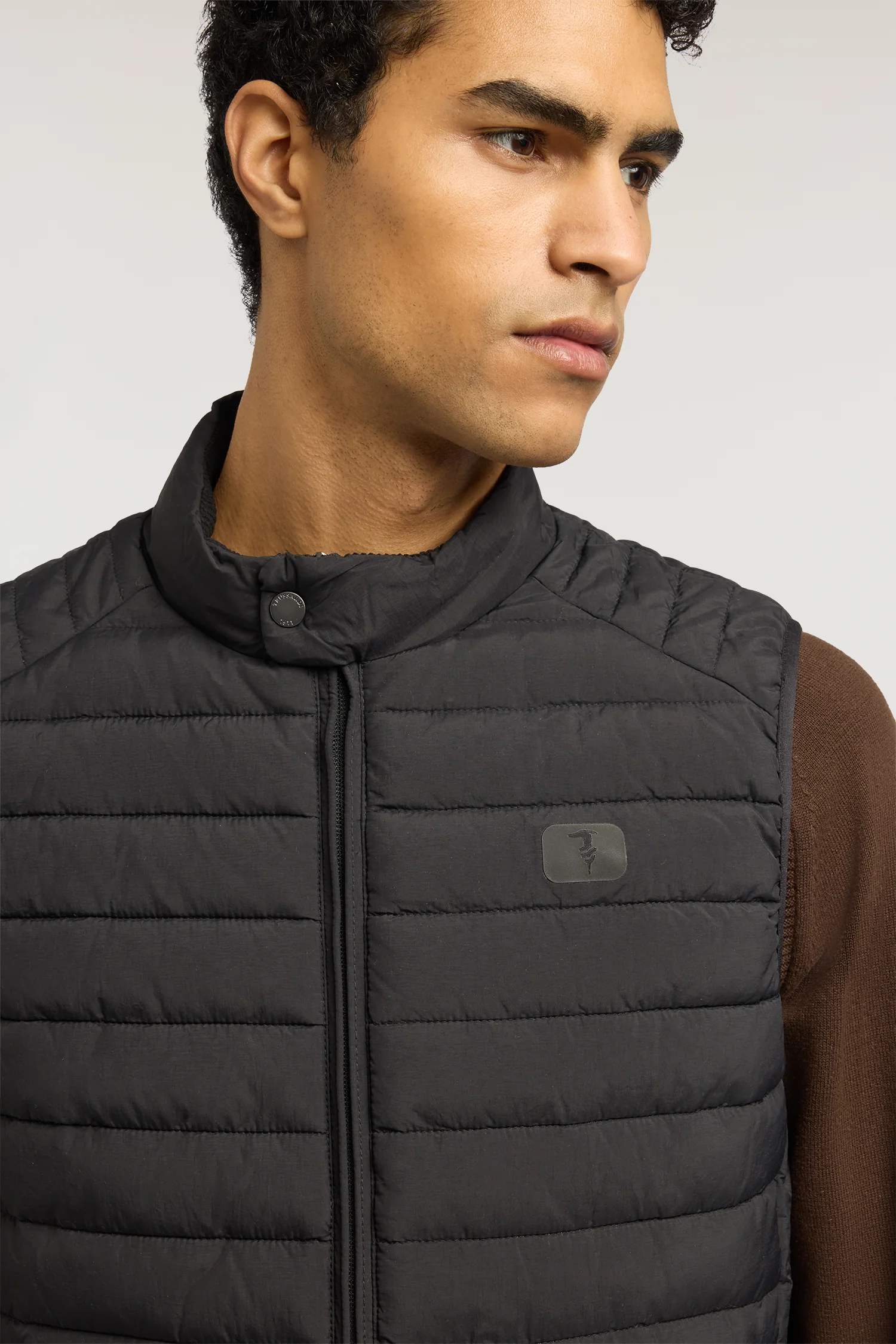 Crinkle nylon gilet - Image 3