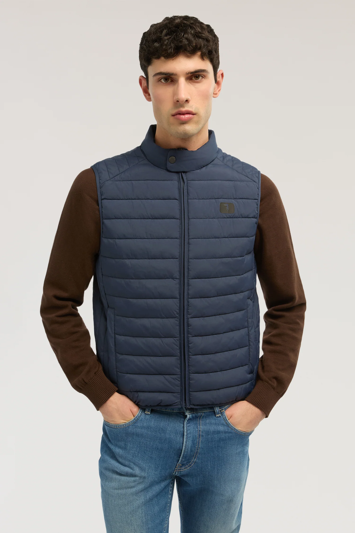 Crinkle nylon gilet - Image 2