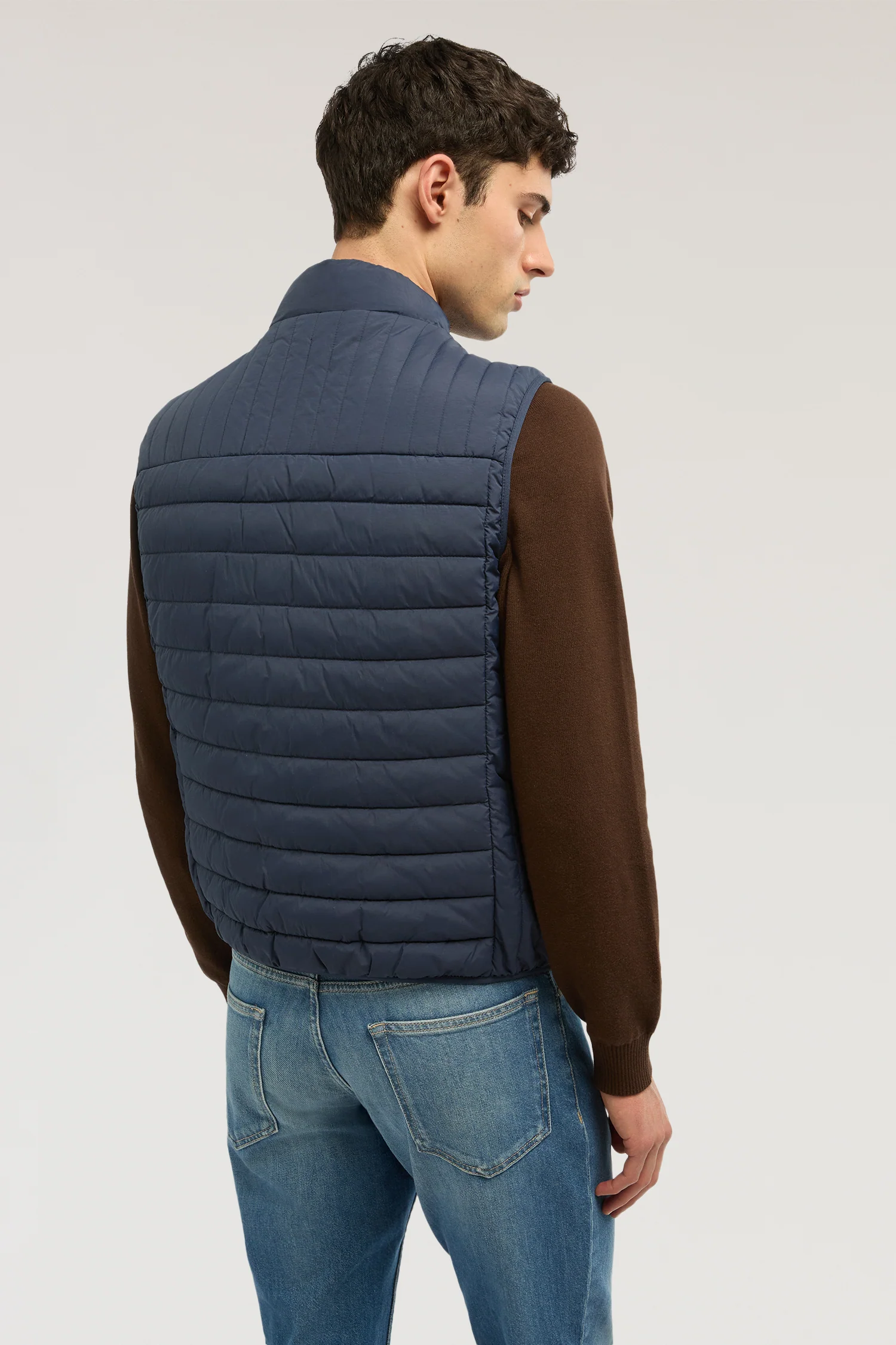 Crinkle nylon gilet - Image 3
