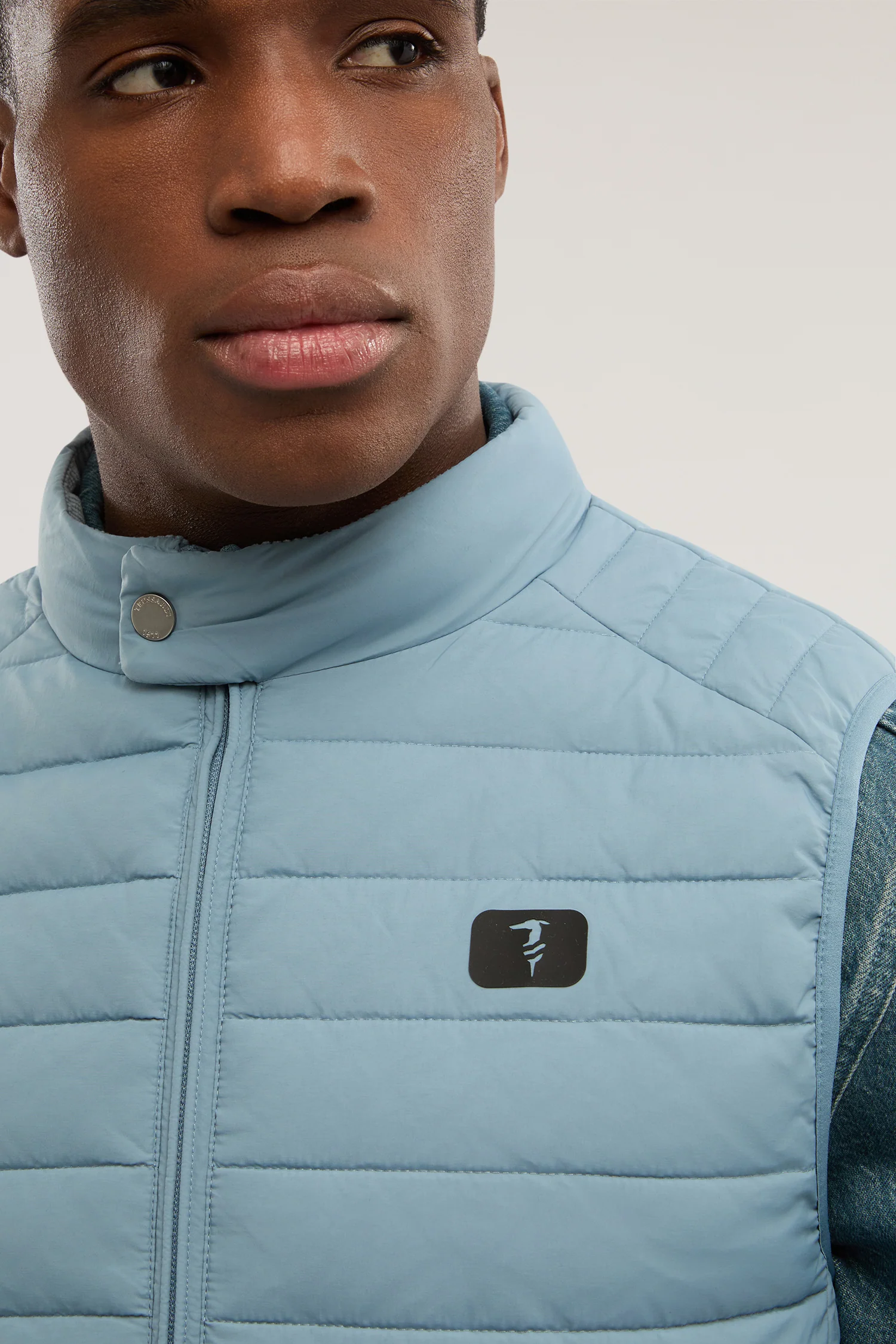 Crinkle nylon gilet - Image 4
