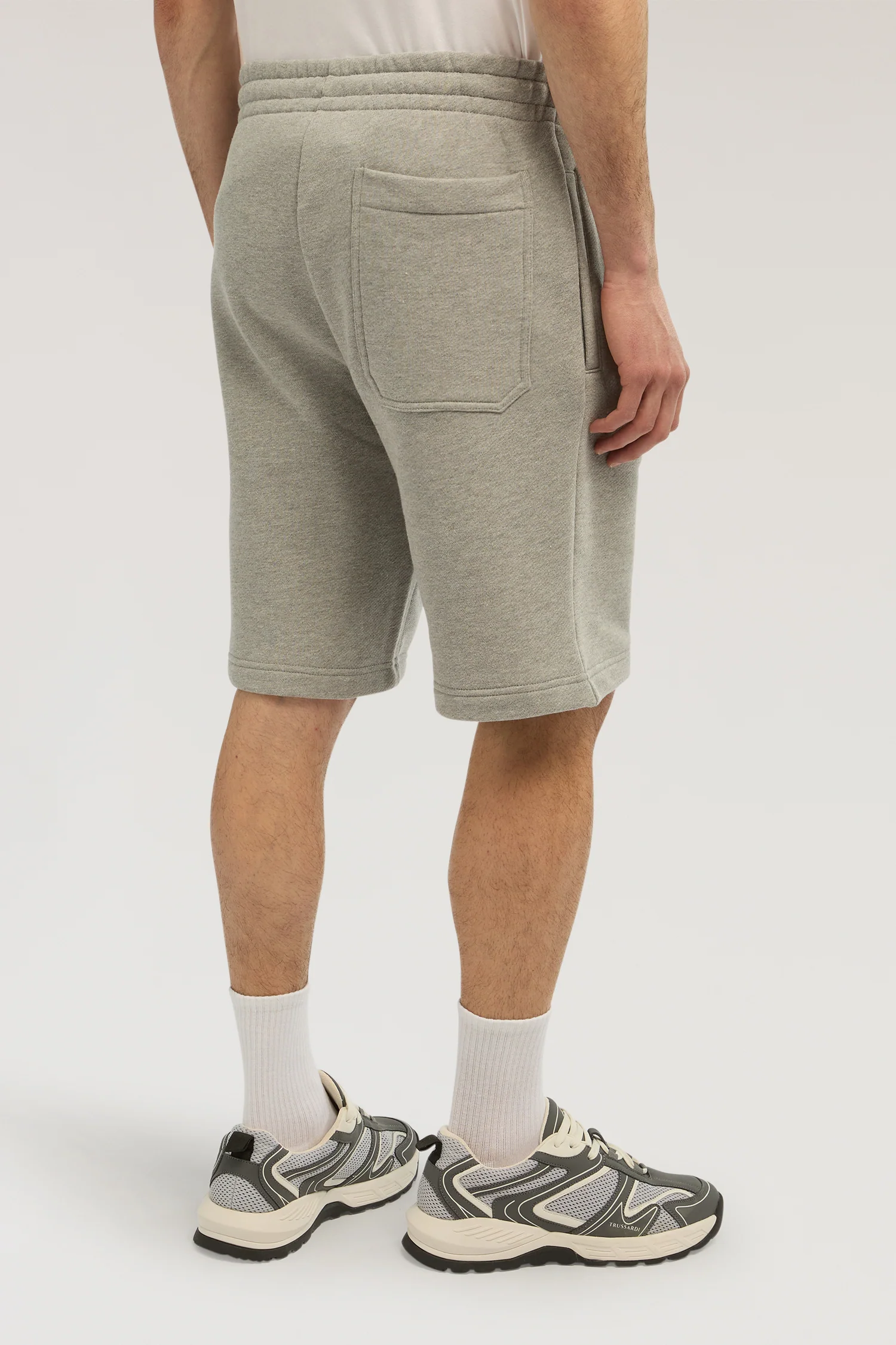 Diagonal jersey Bermuda shorts - Image 2