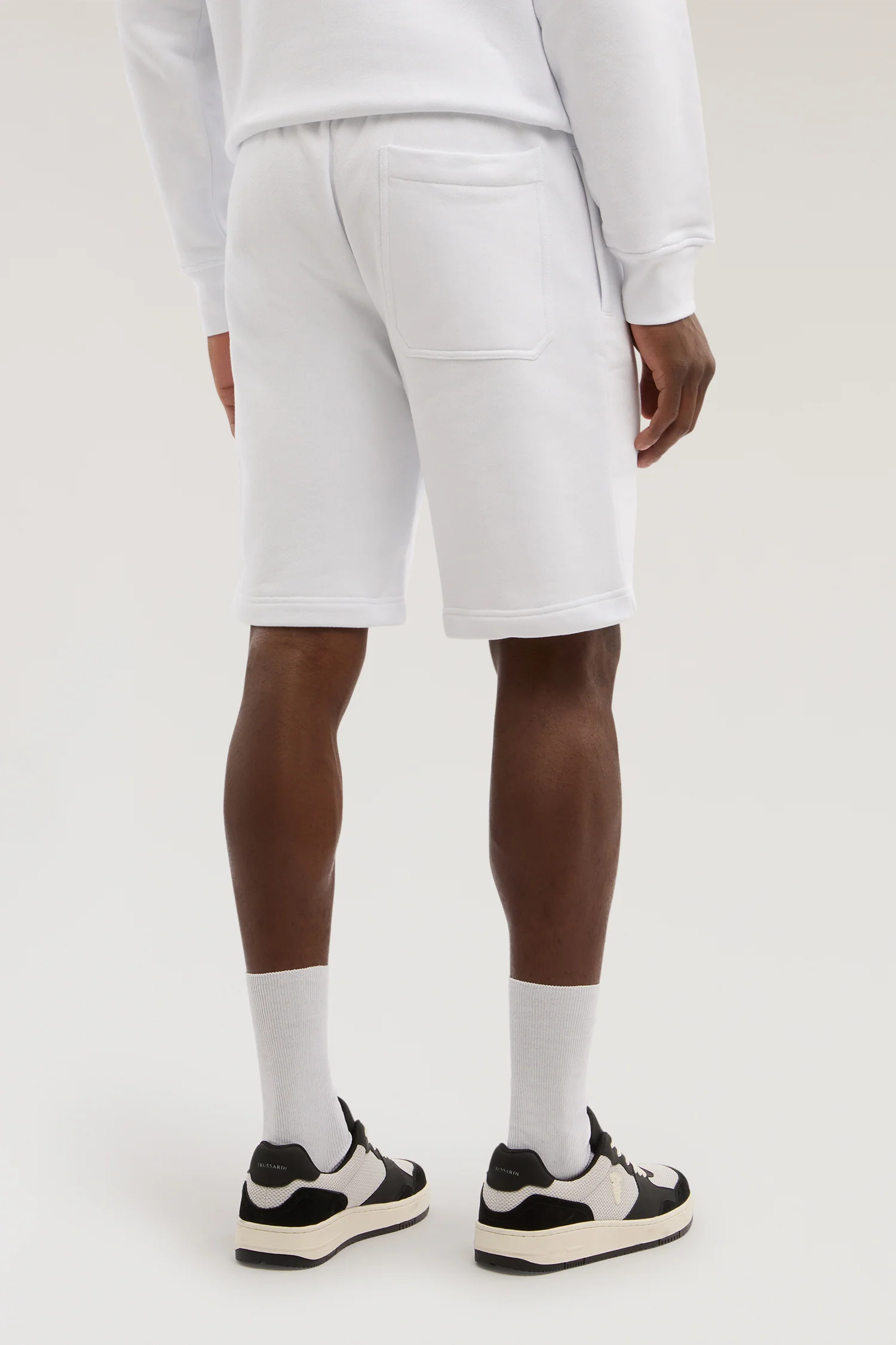 Diagonal jersey Bermuda shorts - Image 2
