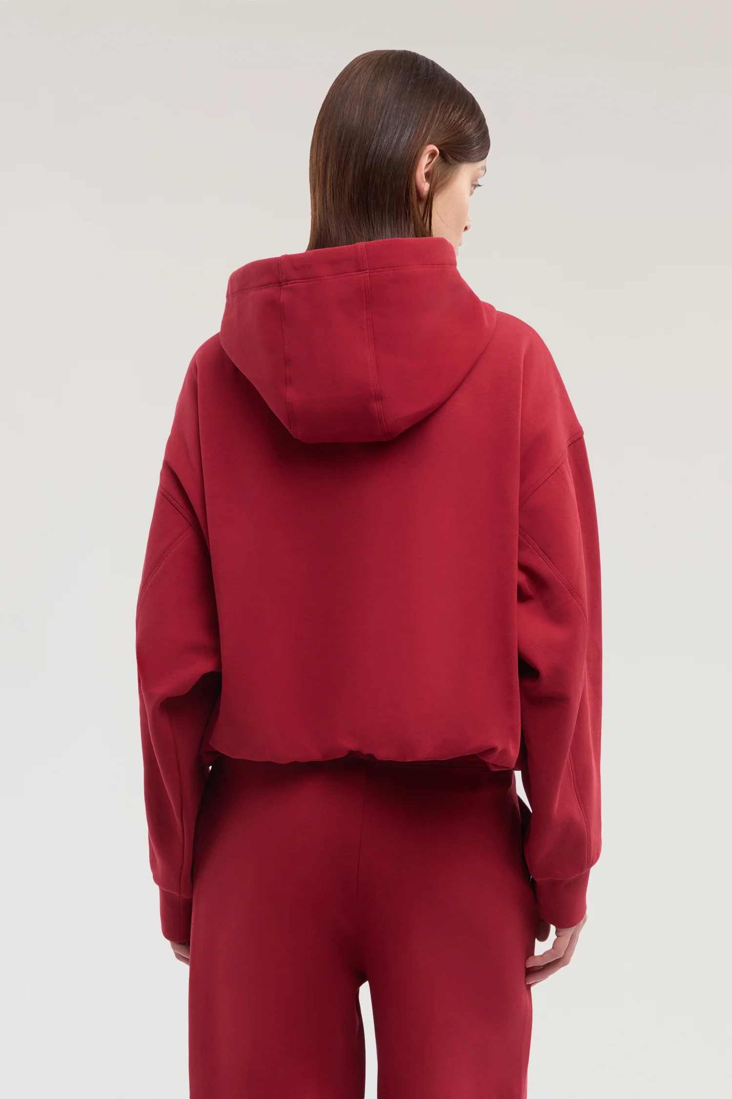 Diagonal jersey hoodie - Image 2