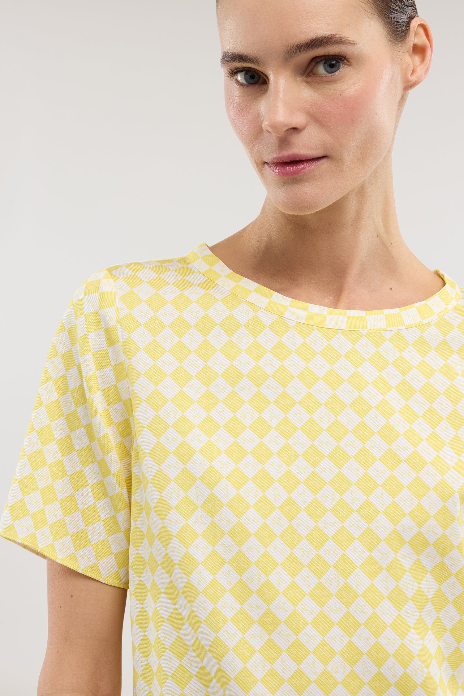Dogmier T-shirt with viscose print - Image 3