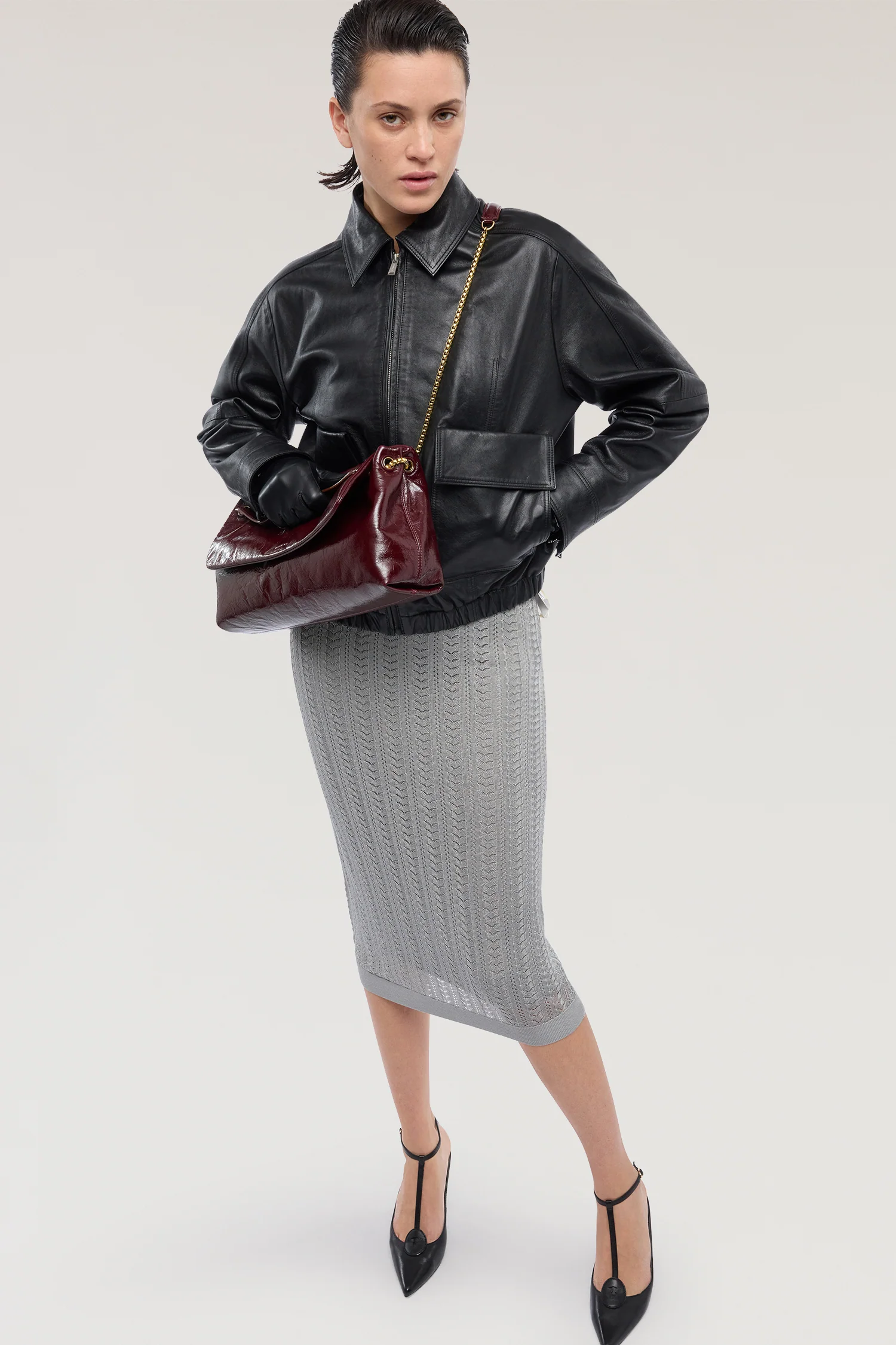 Dress with back buttoning in viscose - Image 4