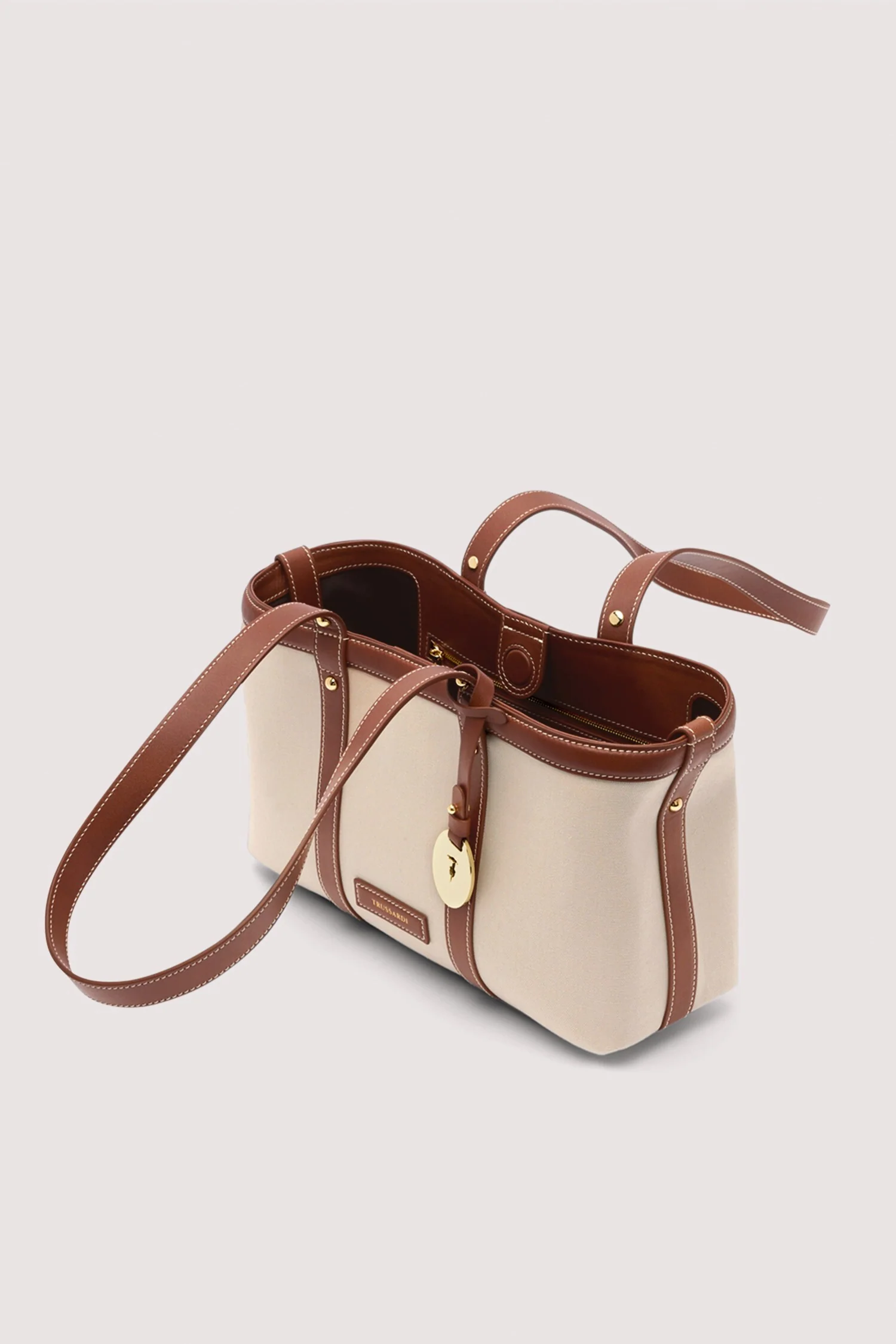 Elba small canvas shopper bag - Image 3