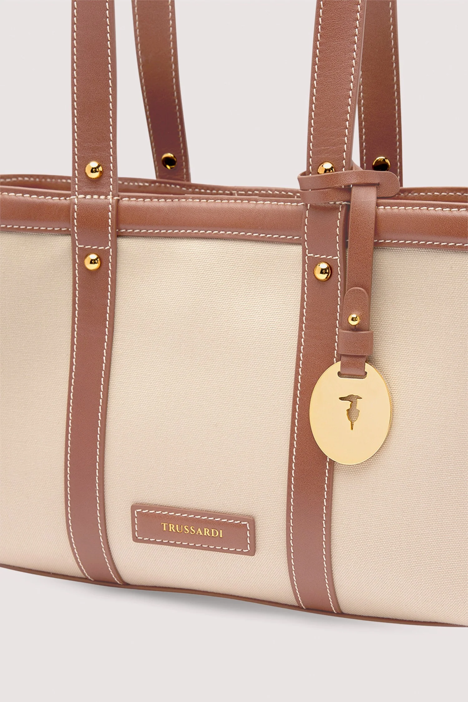 Elba small canvas shopper bag - Image 4