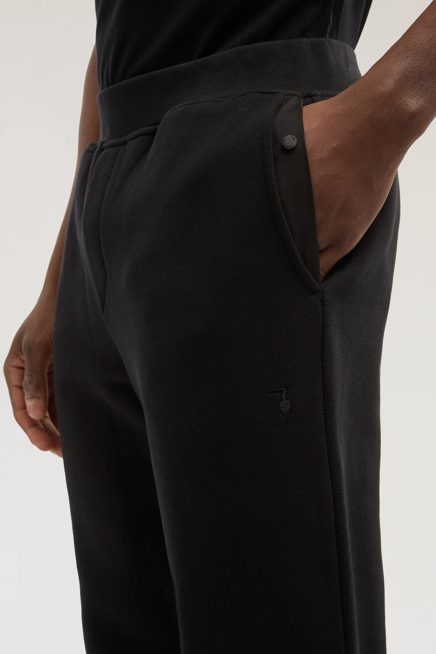 Embroidered jersey joggers - Image 3