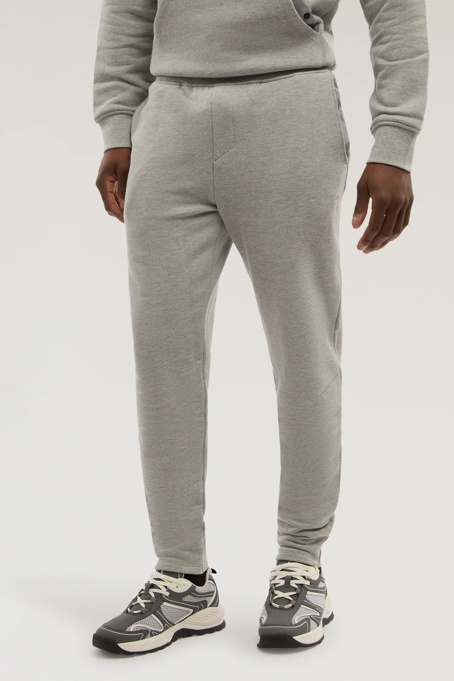 Embroidered jersey joggers