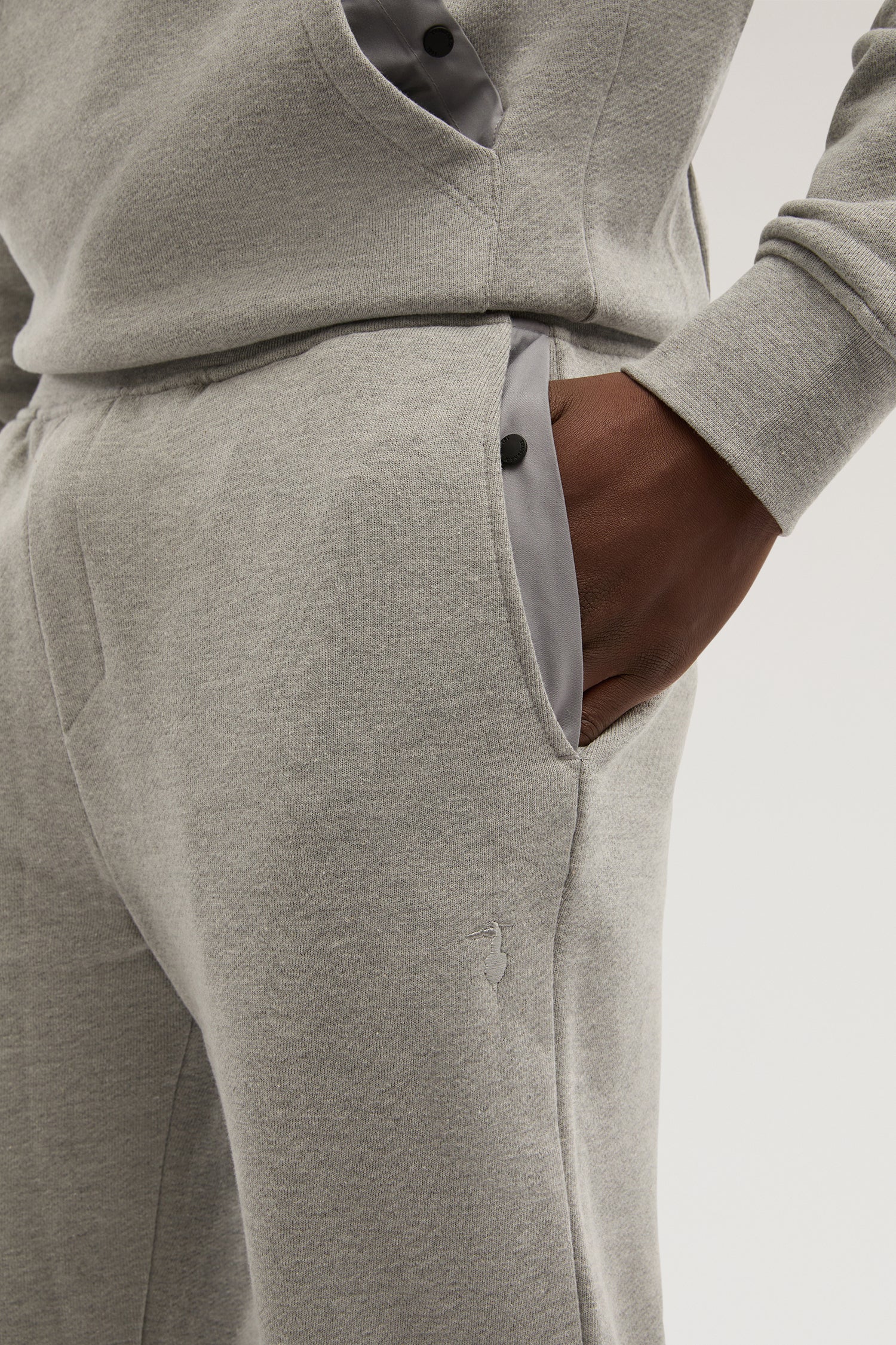 Embroidered jersey joggers - Image 3