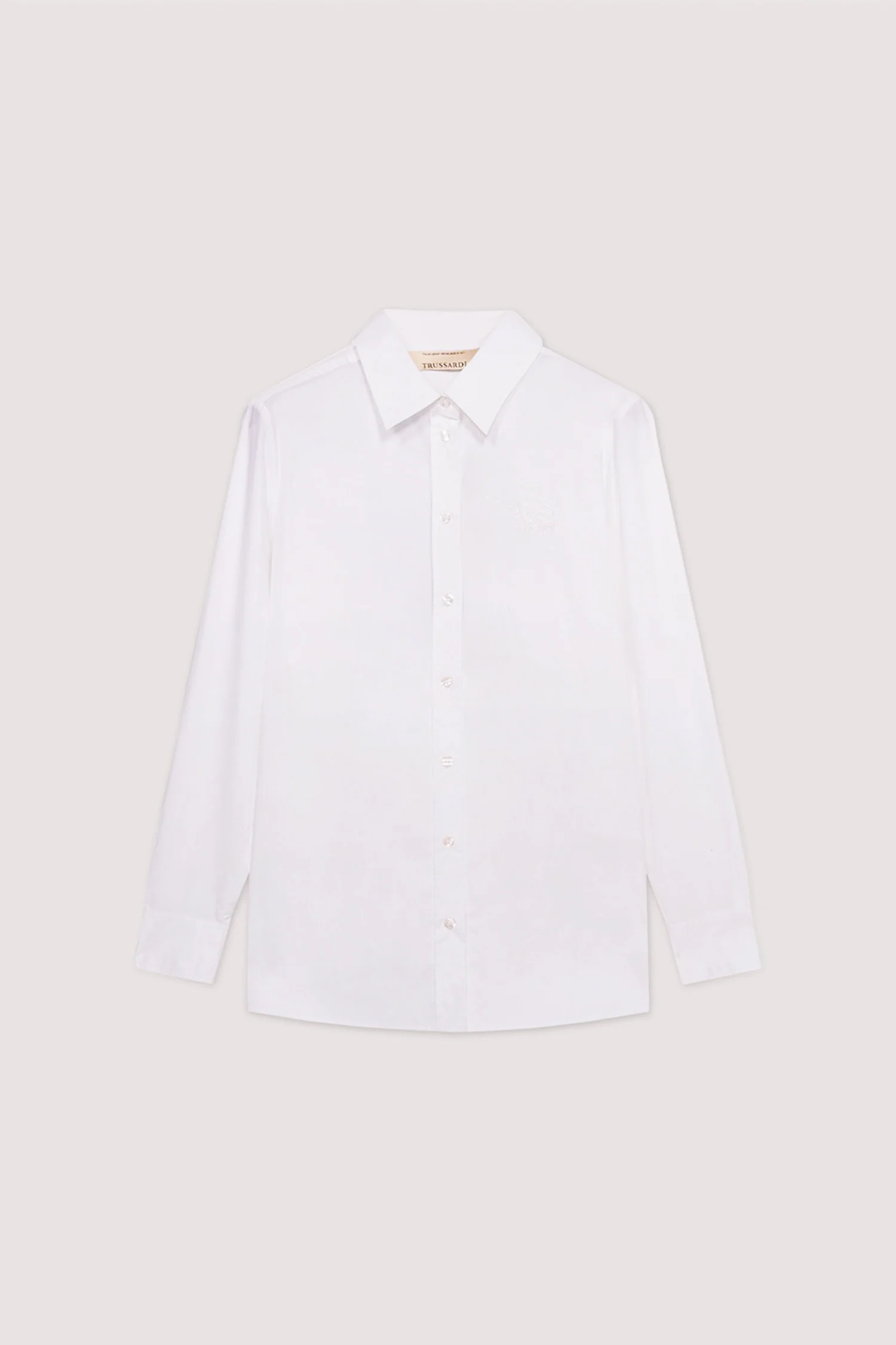 Embroidered poplin shirt - Image 5