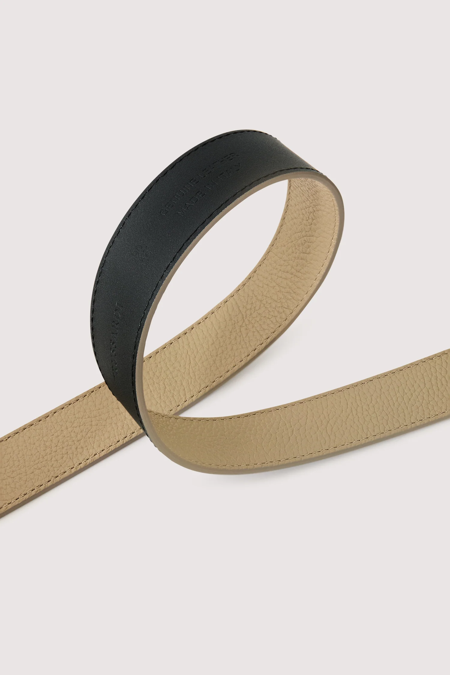 Essential hammered leather belt - Image 3