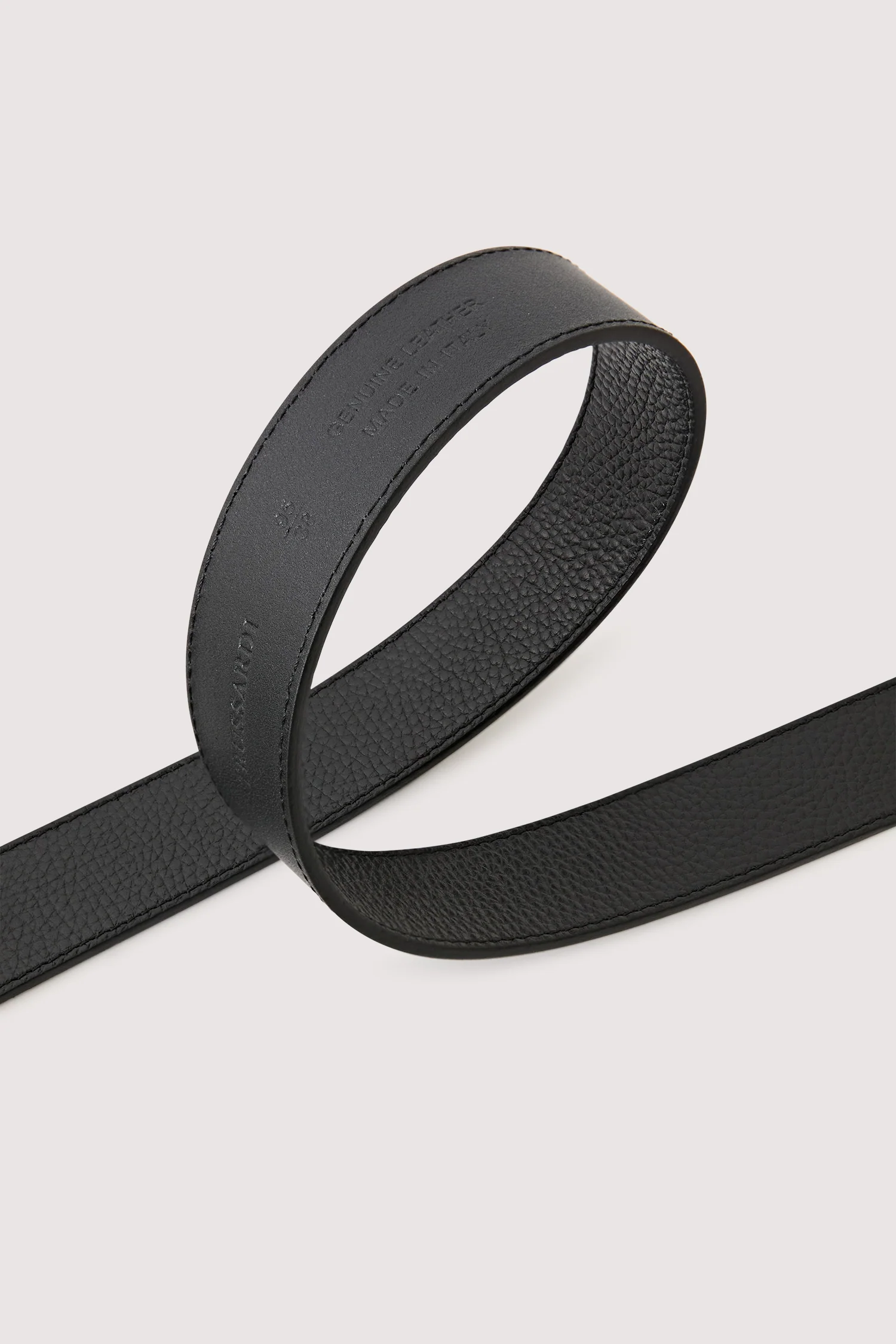 Essential hammered leather belt - Image 3