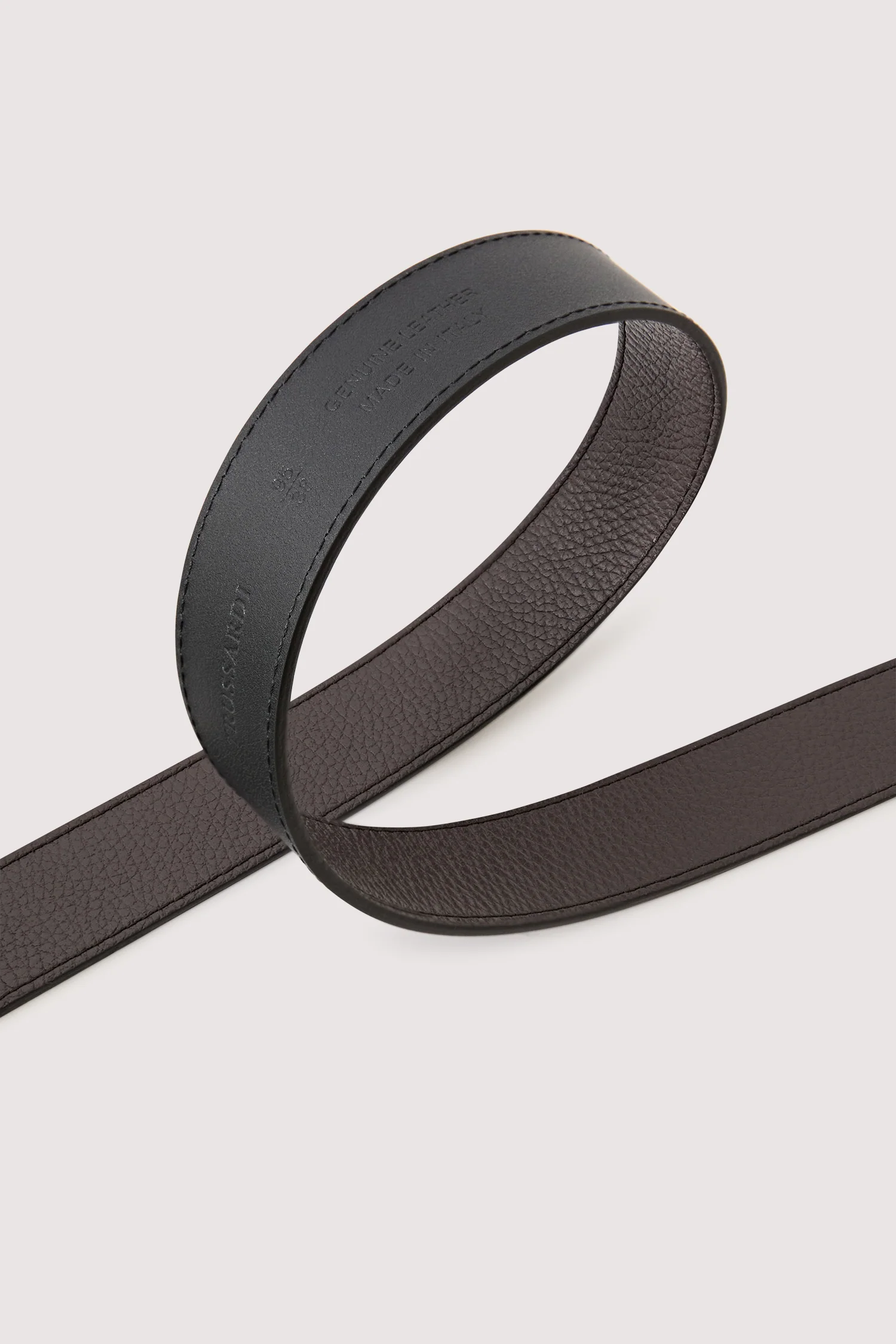 Essential hammered leather belt - Image 3