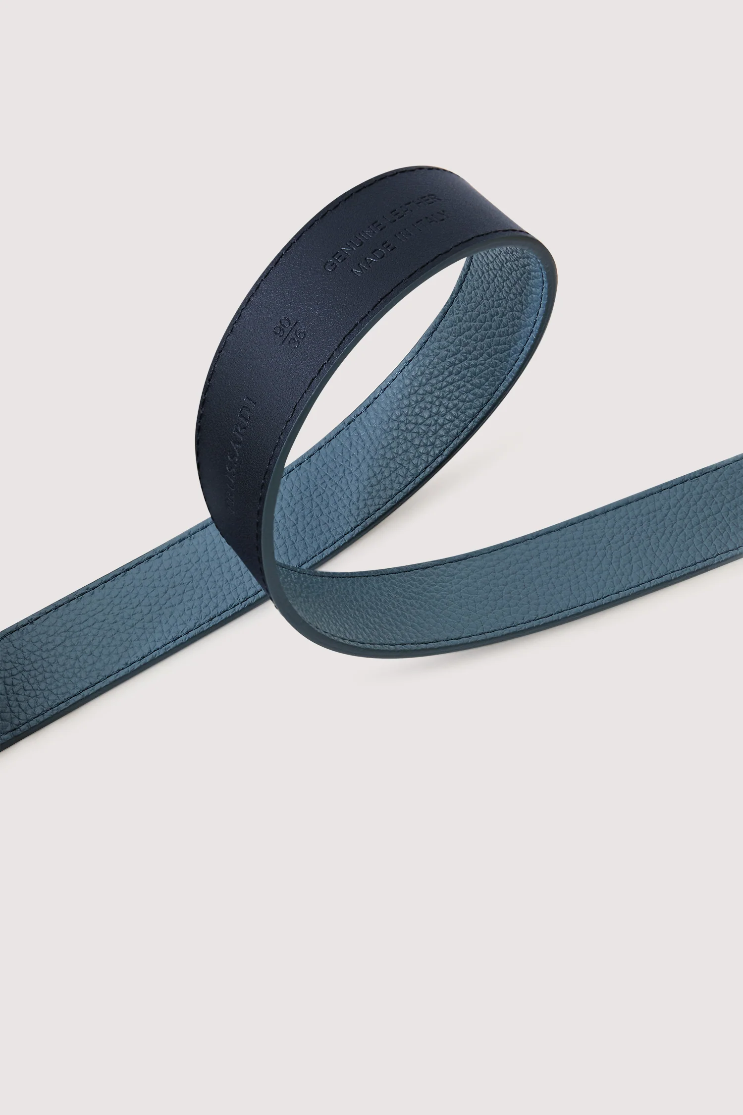 Essential hammered leather belt - Image 3