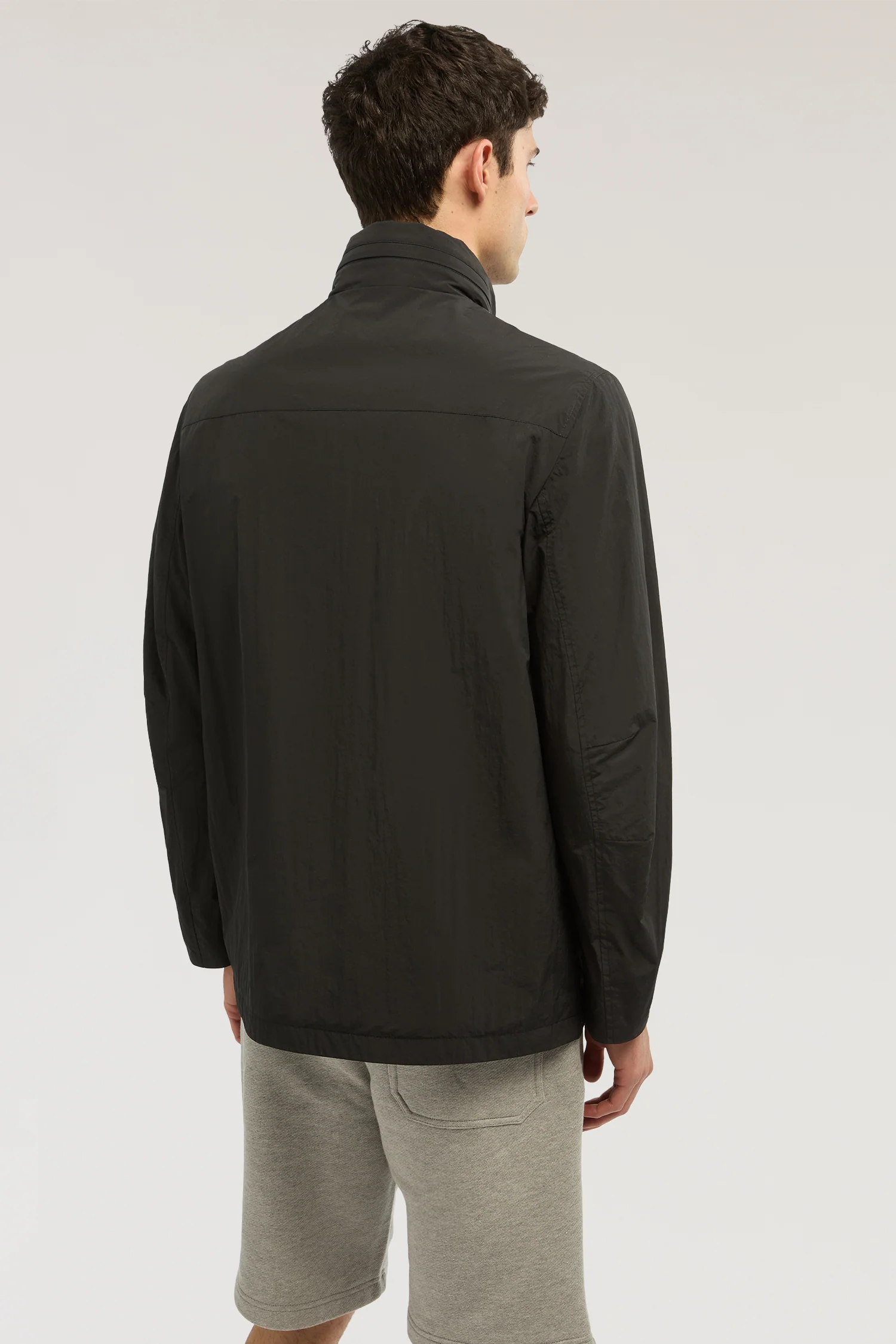 Field jacket in crinkle nylon - Image 3